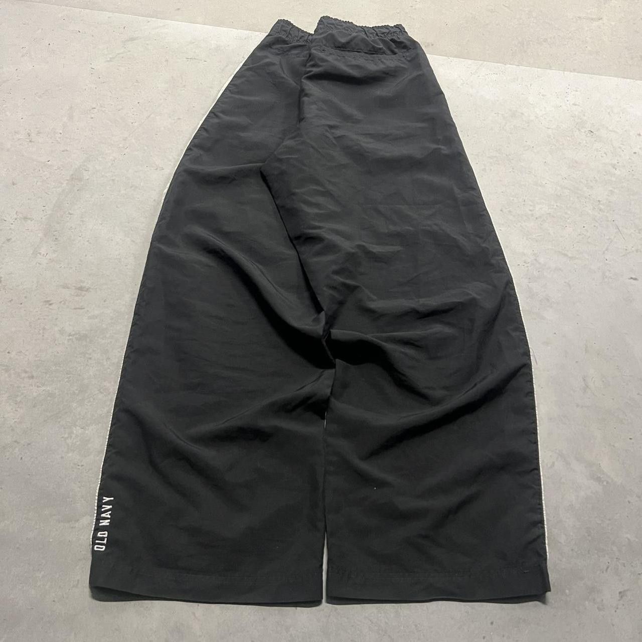 Vintage Vintage Y2K/2000s Baggy Striped Track pants with adjustable waistband and drawstrings! Size US 32 / EU 48 - 5 Thumbnail