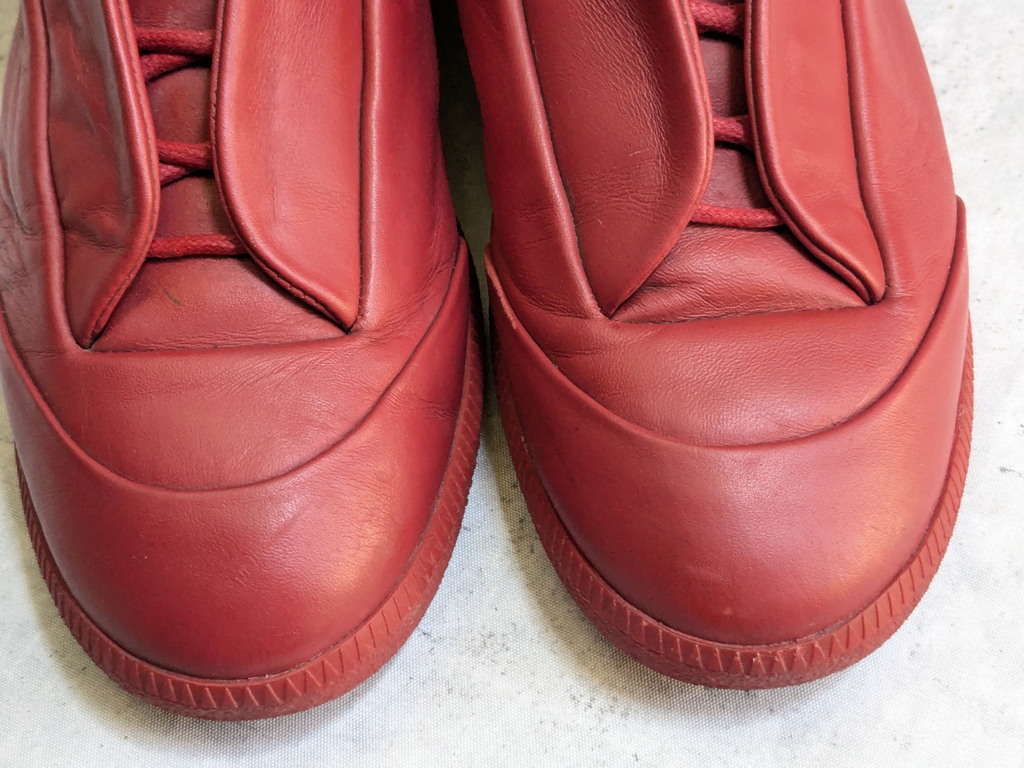 Maison Margiela Maison Margiela Future Red 10 43 High Top Sneakers Gum Size US 10 / EU 43 - 3 Thumbnail