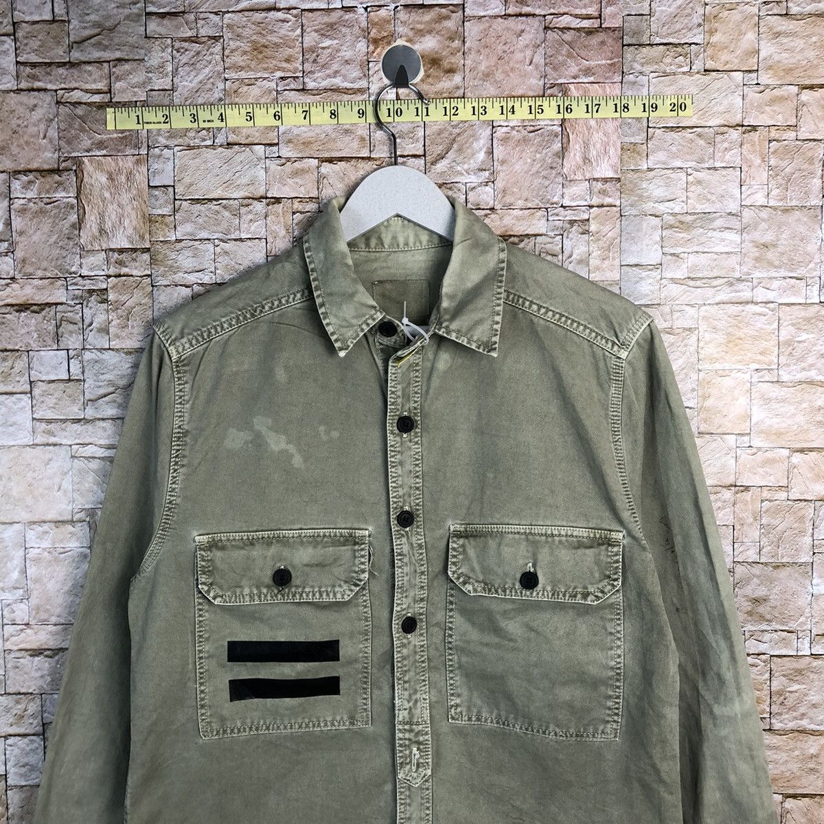 Japanese Brand Japanese Brand Green vintage jacket shirt #A217 Size US M / EU 48-50 / 2 - 2 Thumbnail