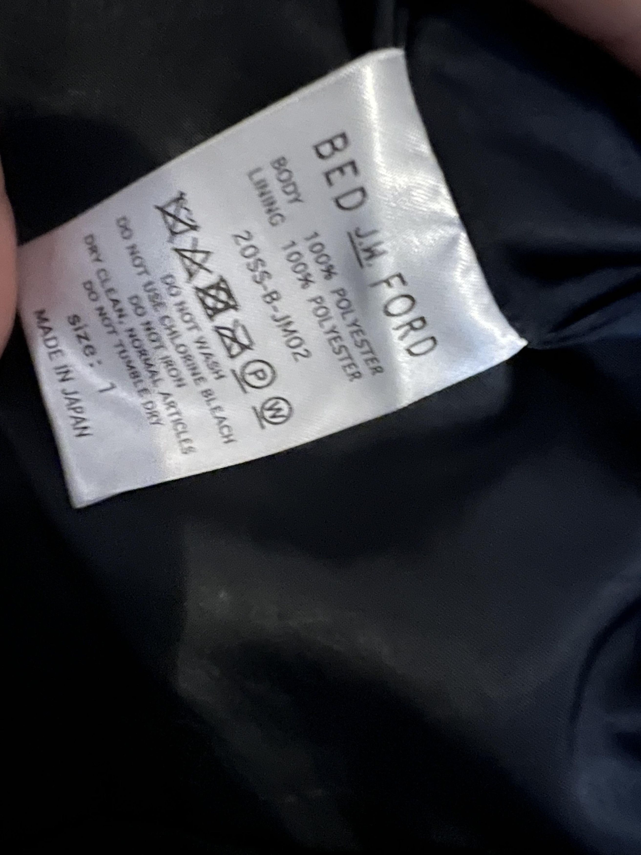 Bed J W Ford 20SS Short Mods Jacket