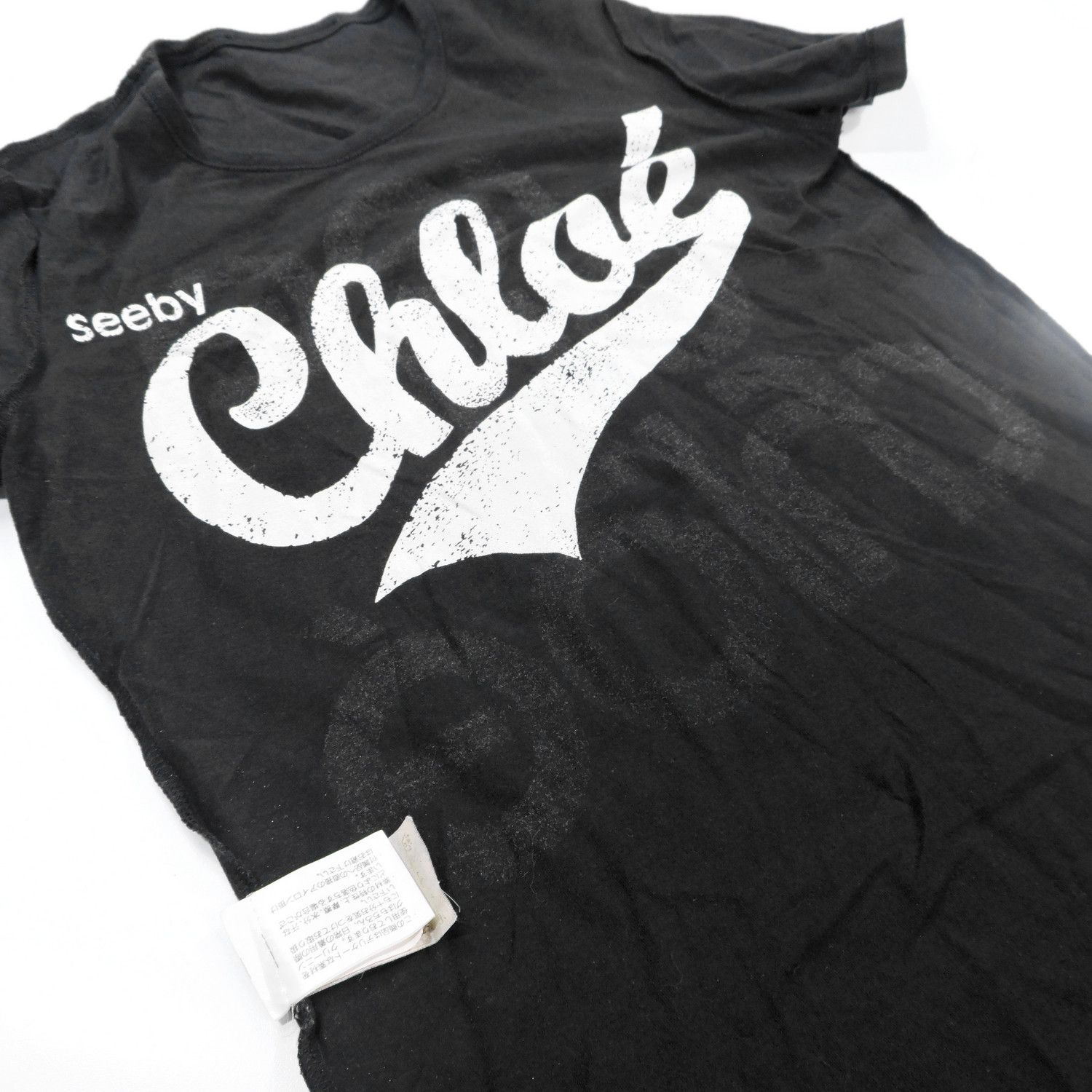 Chloe SEE BY CHLOÉ BIG TYPE LOGO T-SHIRT Size XS / US 0-2 / IT 36-38 - 14 Thumbnail