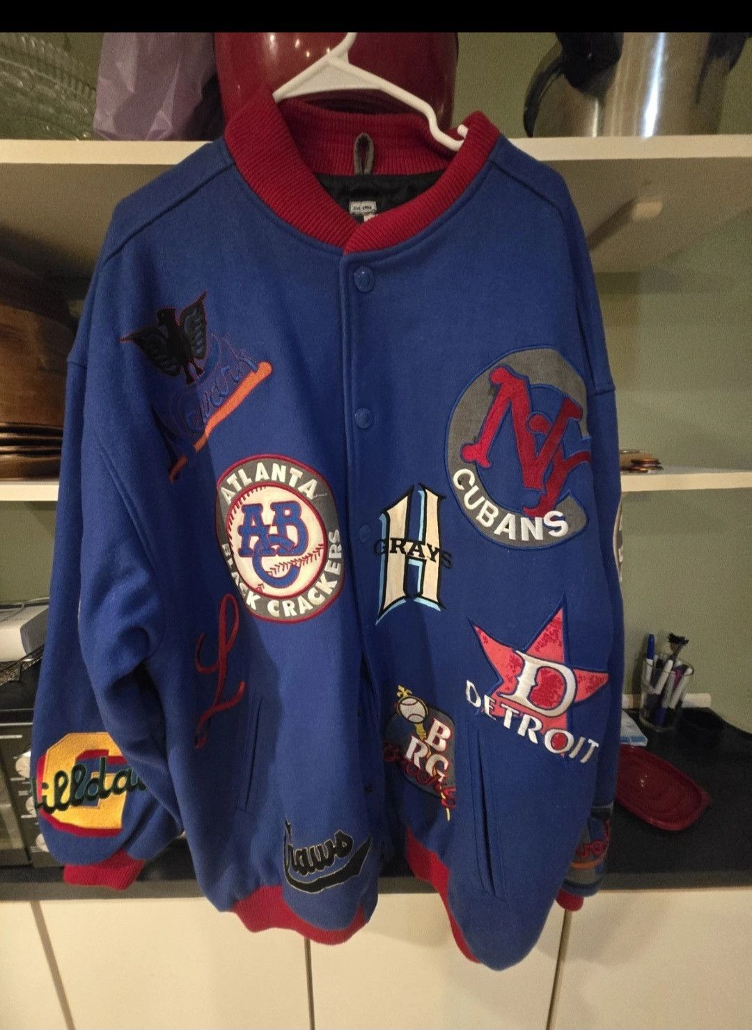 Other Vintage Headgear Negro League Baseball jacket with patchess Size US XXL / EU 58 / 5 - 2 Thumbnail