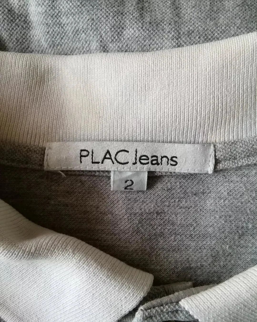 PLAC PLAC Jeans Placid Wave Korea Grey Polo Shirt Size US S / EU 44-46 / 1 - 3 Thumbnail