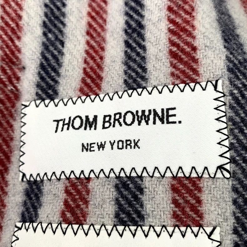 Thom Browne Thom Browne Dark blue wool lapel single-breasted coat 2503- Size US M / EU 48-50 / 2 - 6 Thumbnail