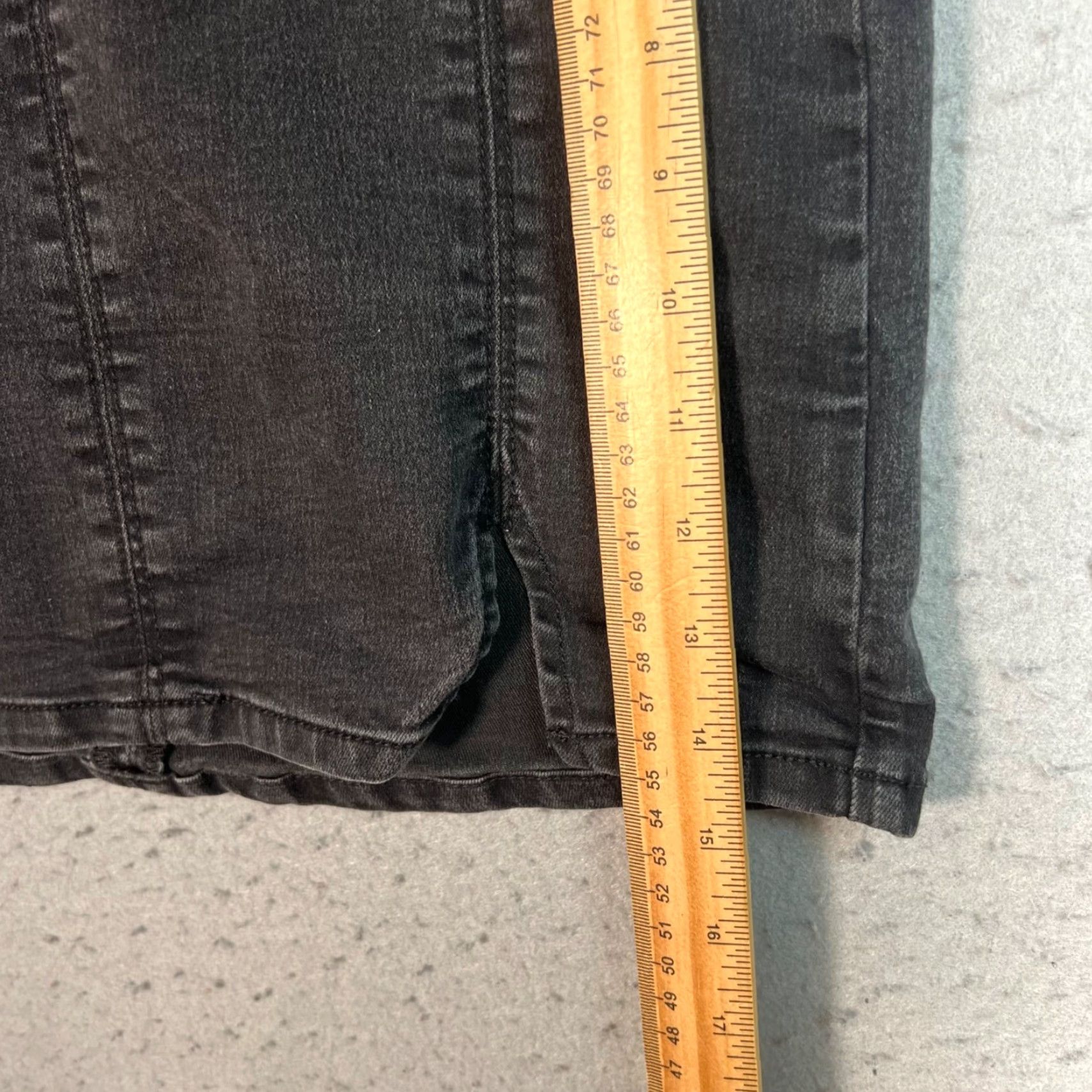 Free People Free People Womens Small Black Denim Mini Skirt - Bohemian Casual Skirt, Regular, Short, Summer, Spring, XS? (Oops) Size 28" / US 6 / IT 42 - 6 Thumbnail
