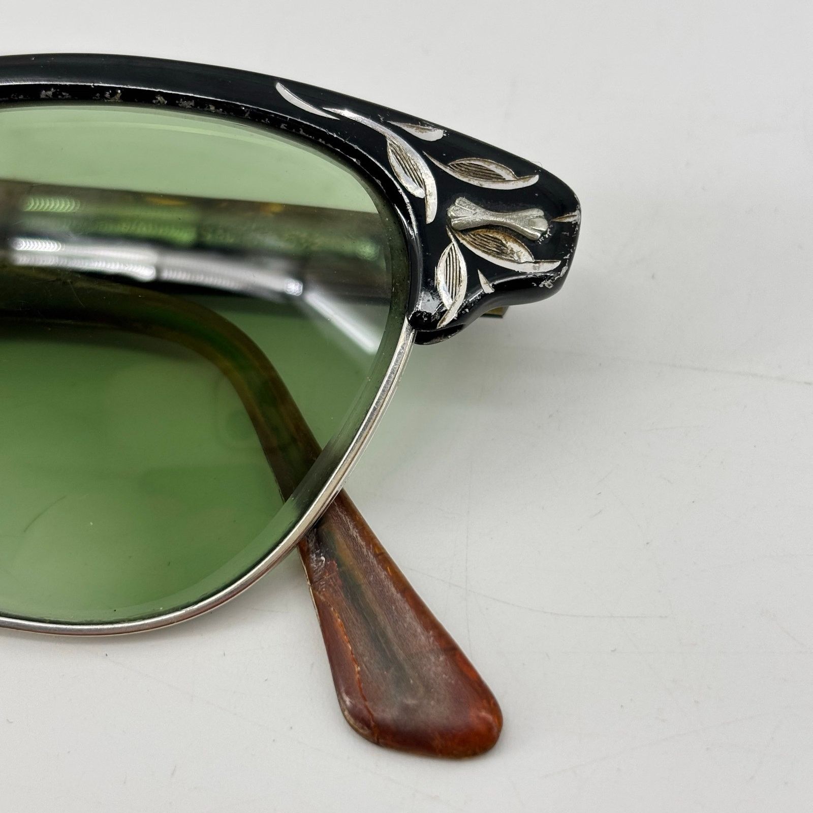Vintage Vintage Eyewear 50s 60s Shuron Ronsir Browline Eyeglasses Size ONE SIZE - 5 Thumbnail