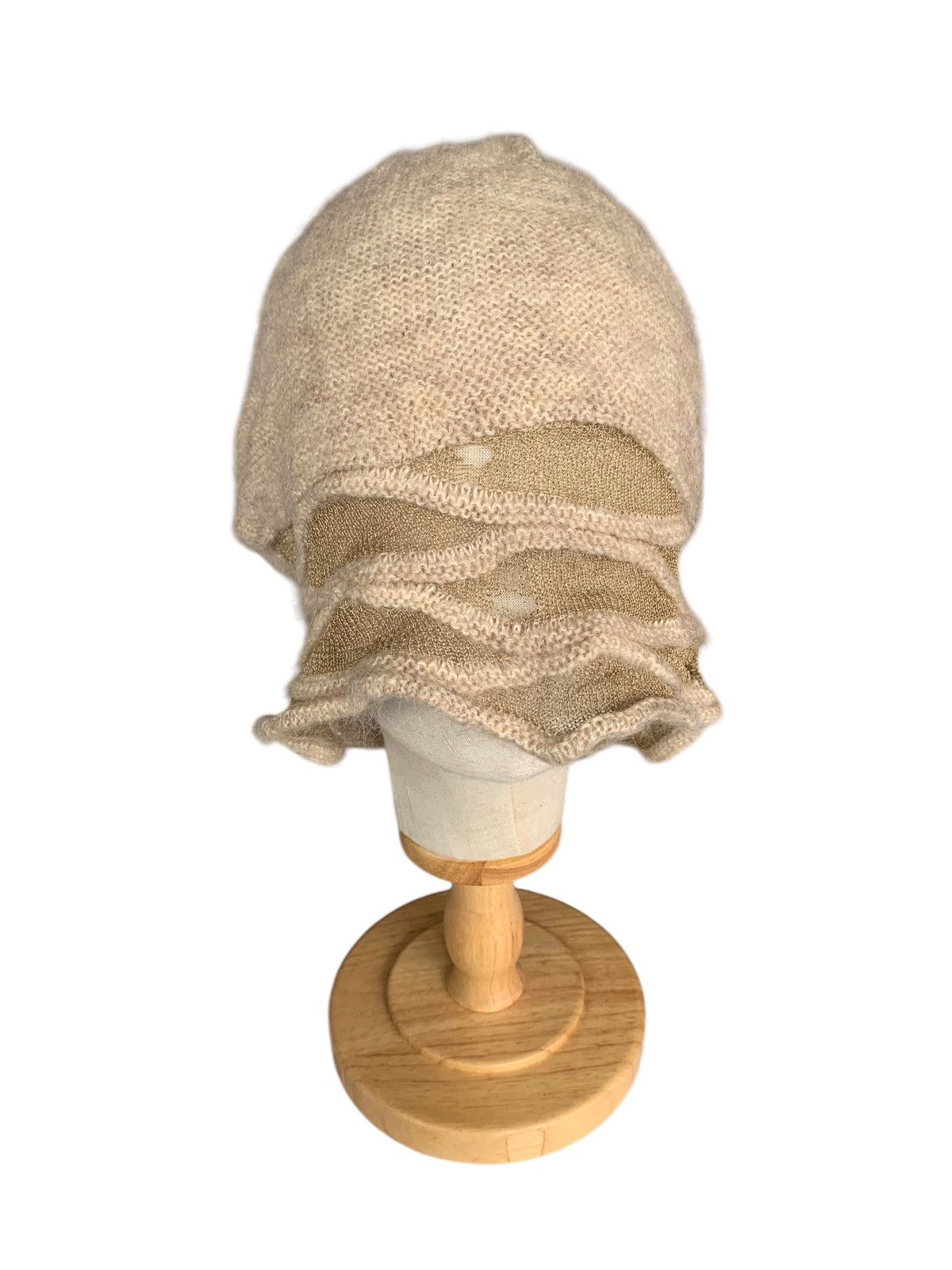 CA4LA × Japanese Brand Punk Bondage style CA4LA Distressed Beanie Hats With Hole Size ONE SIZE - 2 Thumbnail