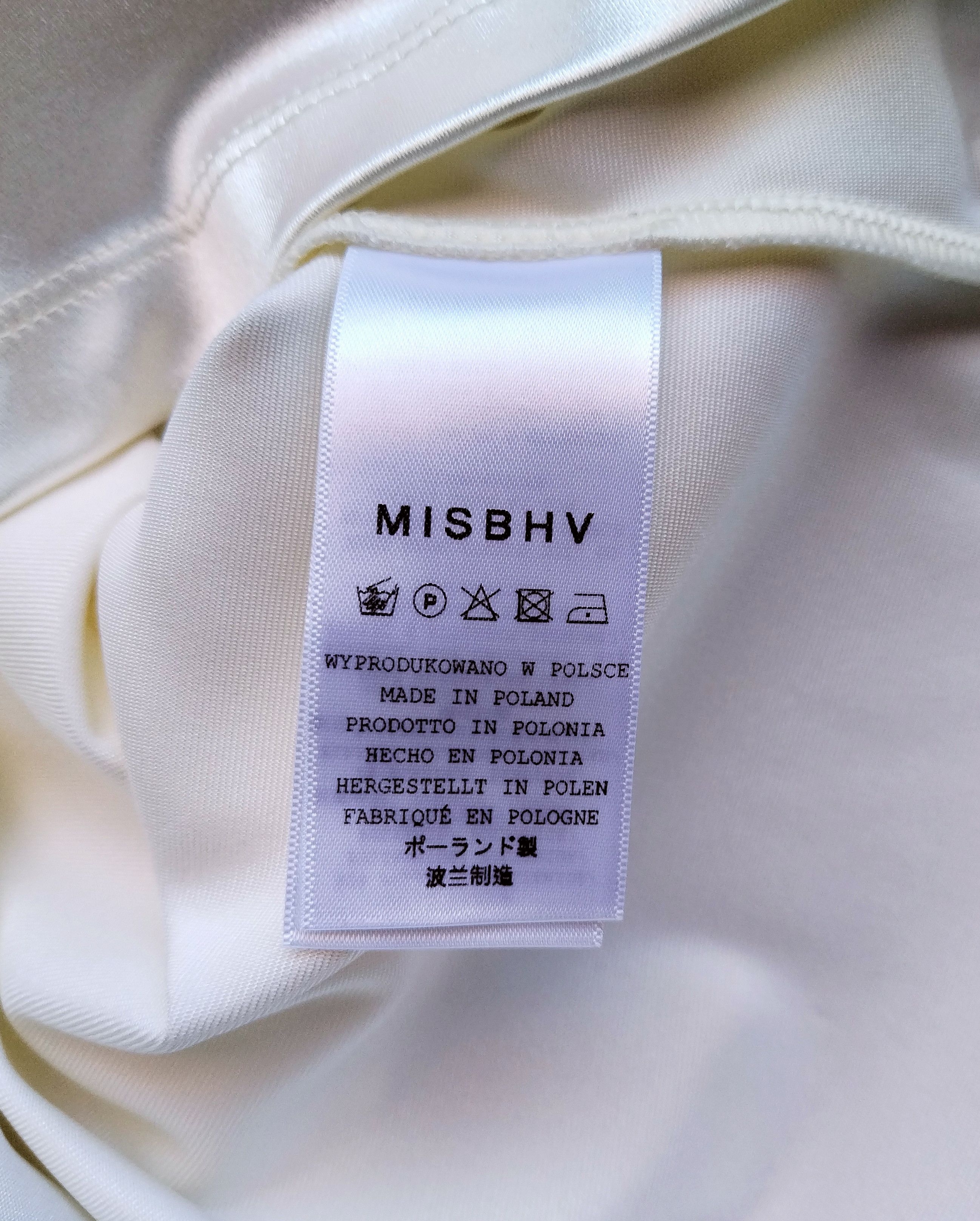 Misbhv Lustrous top w crystal logo Size S / US 4 / IT 40 - 10 Thumbnail