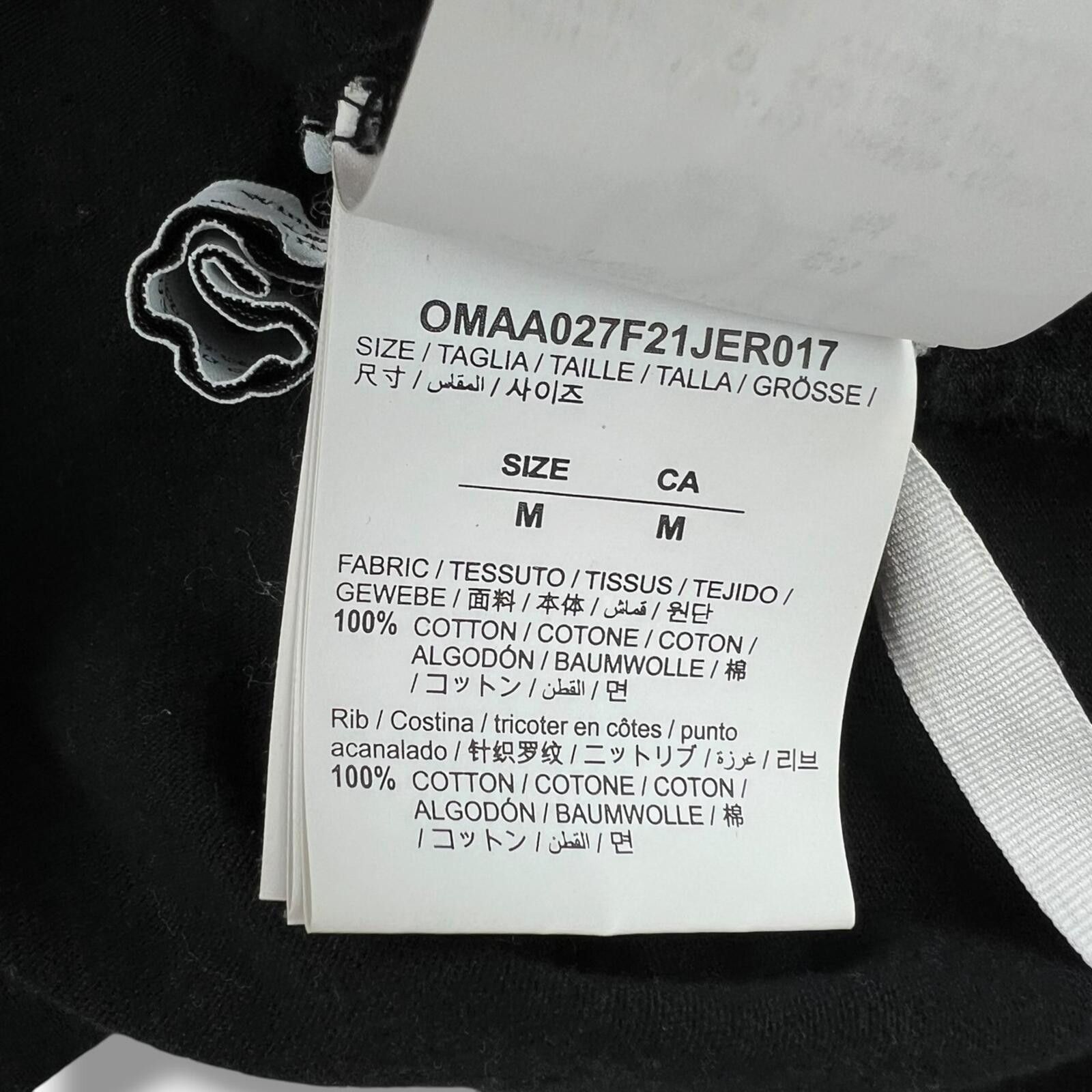 Off-White Off-White Acrylic Arrows Black T Shirt Size US M / EU 48-50 / 2 - 4 Thumbnail