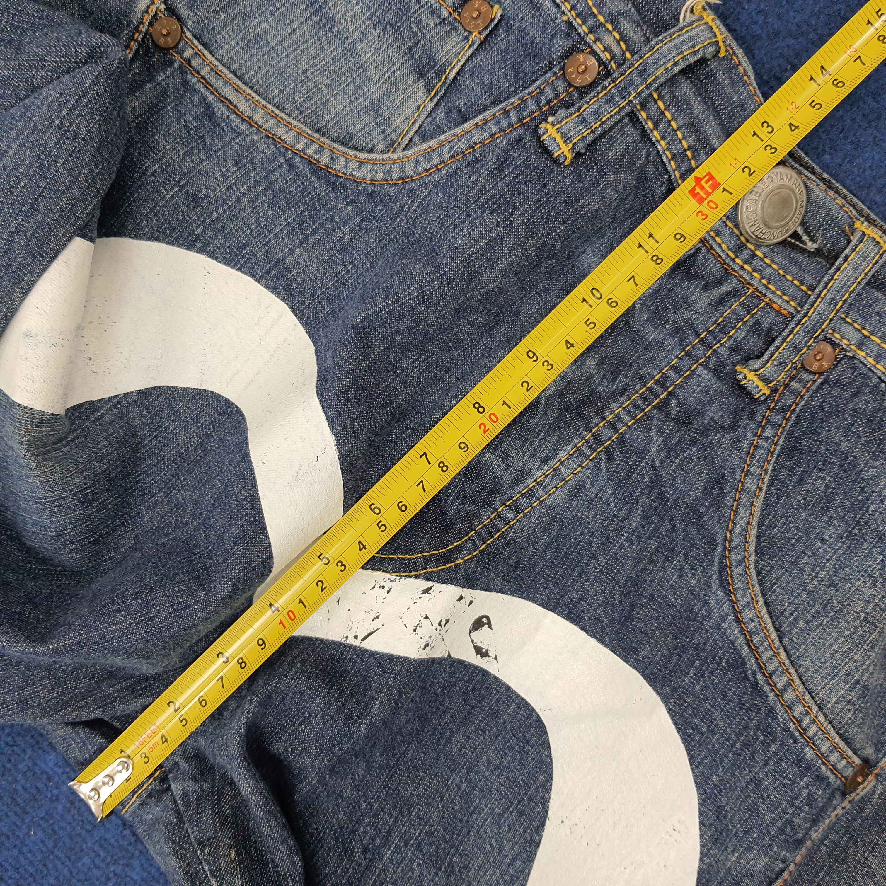Japanese Brand × Vintage Vintage Evisu Paris France Custom Daicock Jeans Size US 31 - 13 Thumbnail