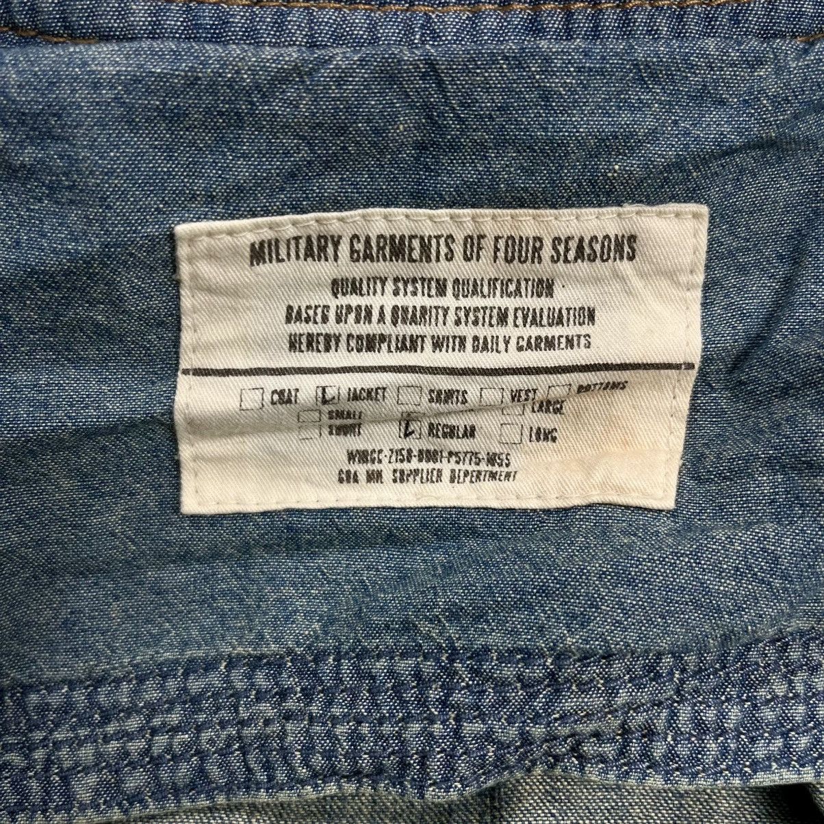 If Six Was Nine 2000s G.O.A - Cyber Apocalypse Bono Denim Jacket Size US M / EU 48-50 / 2 - 10 Thumbnail