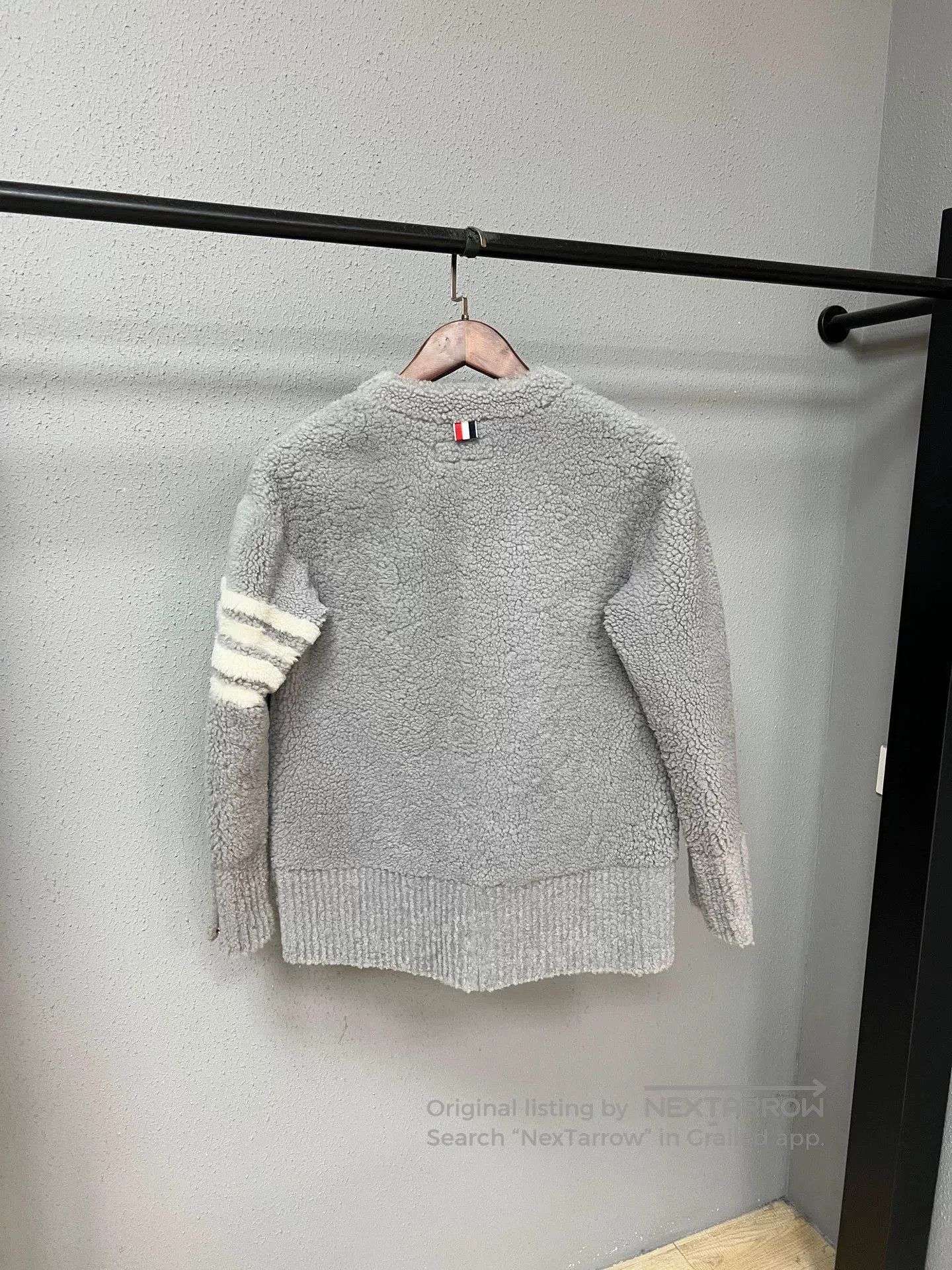 Thom Browne Thom Browne Gray V-Neck Cardigan. Size US XS / EU 42 / 0 - 2 Thumbnail