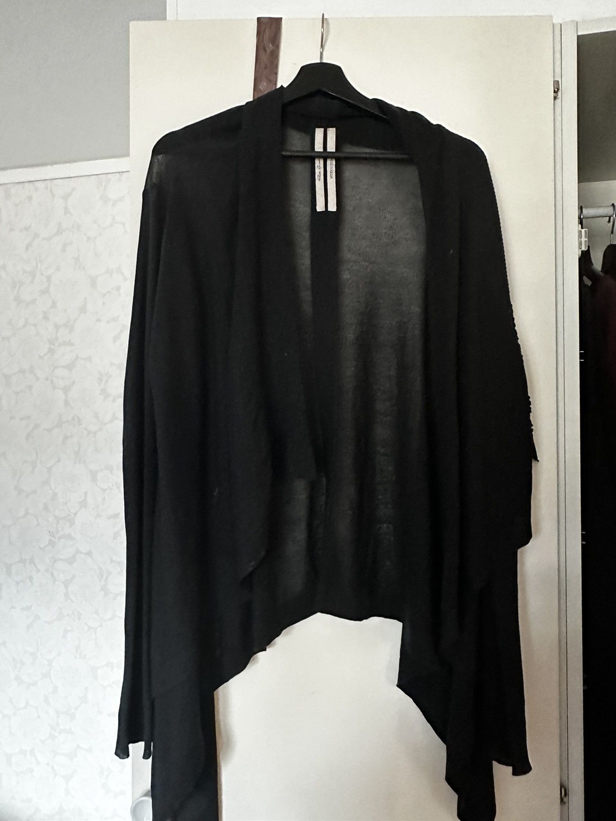 image of Rick Owens Cardigan Ss14 in Black, Men's (Size Small)