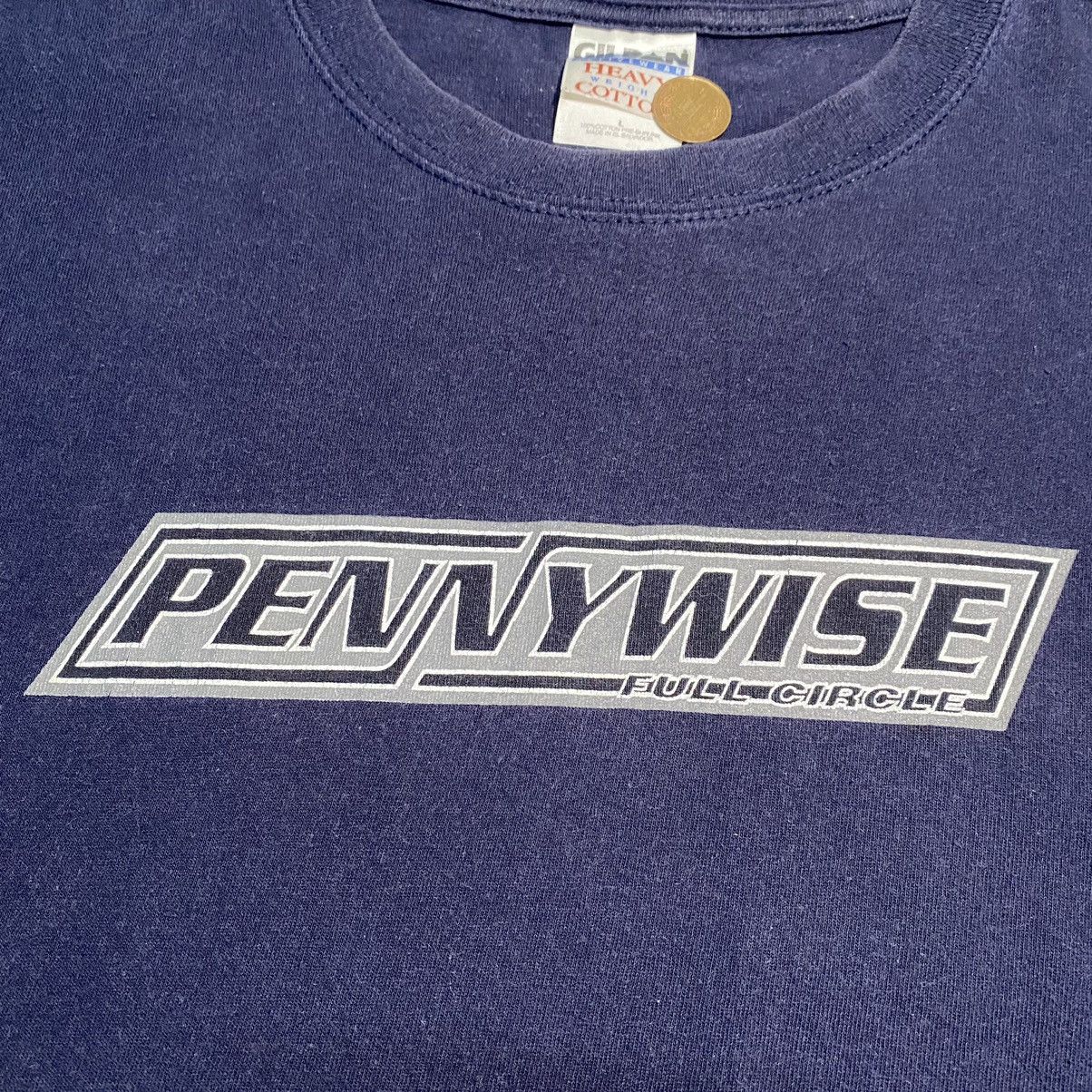 Band Tees VINTAGE 90s PENNYWISE FULL CIRCLE ALBUM BAND TEE Size US L / EU 52-54 / 3 - 6 Thumbnail