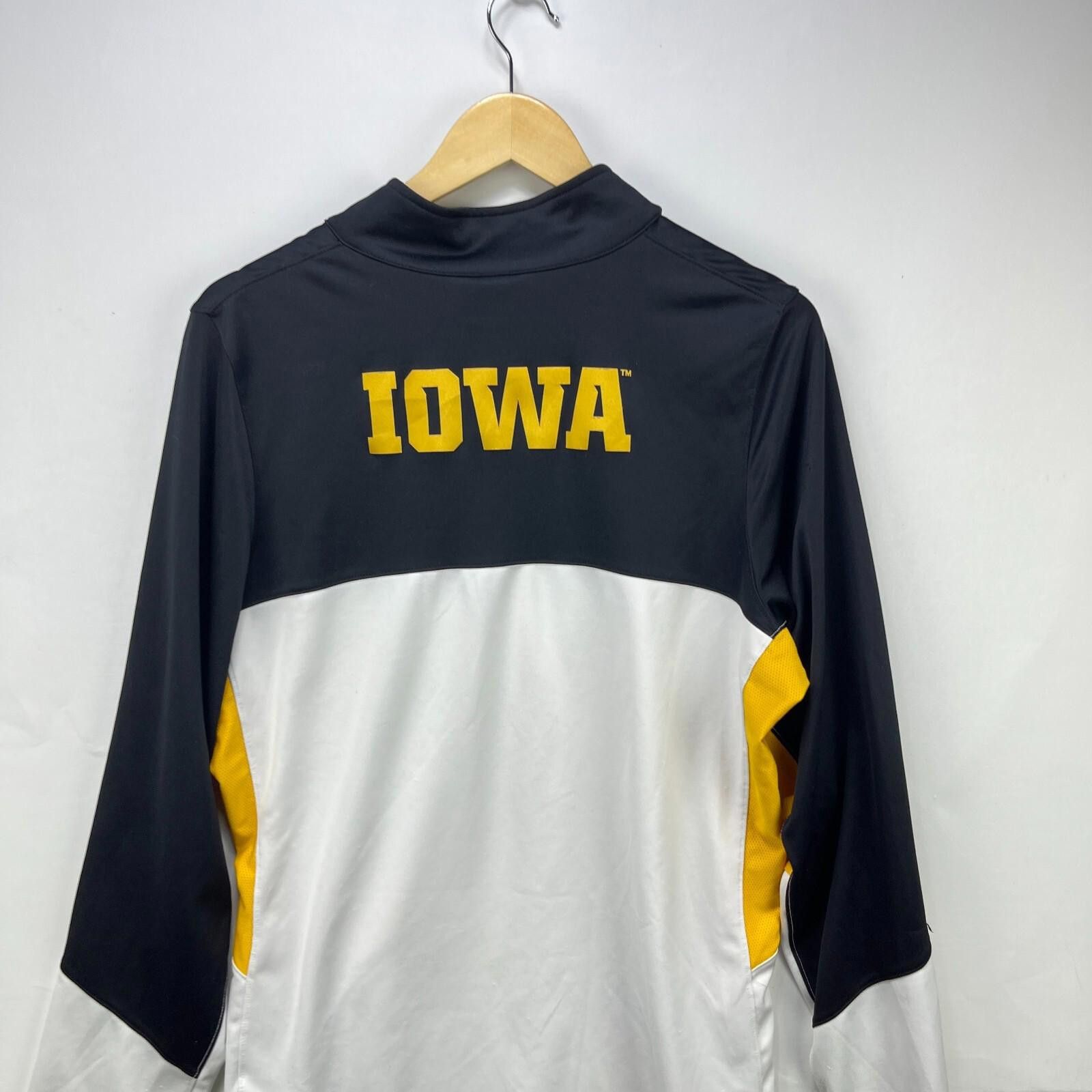 Nike Nike Iowa Hawkeyes Quarter Zip Athletic Shirt Size Large Size ONE SIZE - 5 Thumbnail
