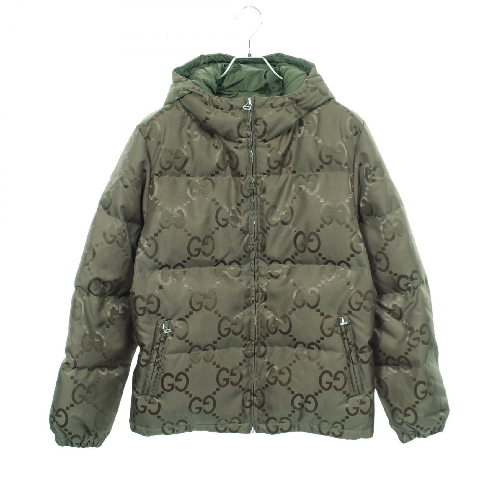 Gucci Gucci Gucci Jumbo GG Nylon Down Jacket Textile Outerwear 698710 DUTY FREE for USA Size ONE SIZE - 1 Thumbnail