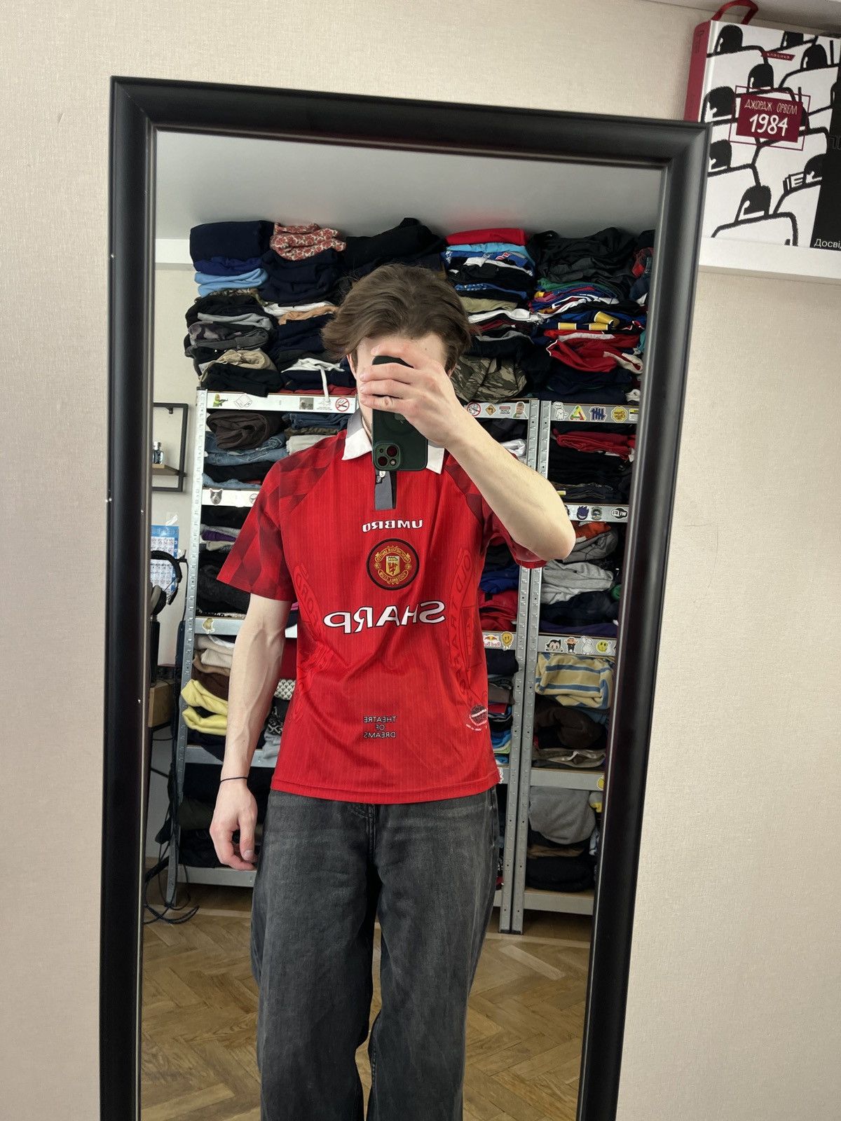 Umbro Vintage Umbro Manchester United 1996-98 Soccer Jersey Rare Size US M / EU 48-50 / 2 - 2 Thumbnail