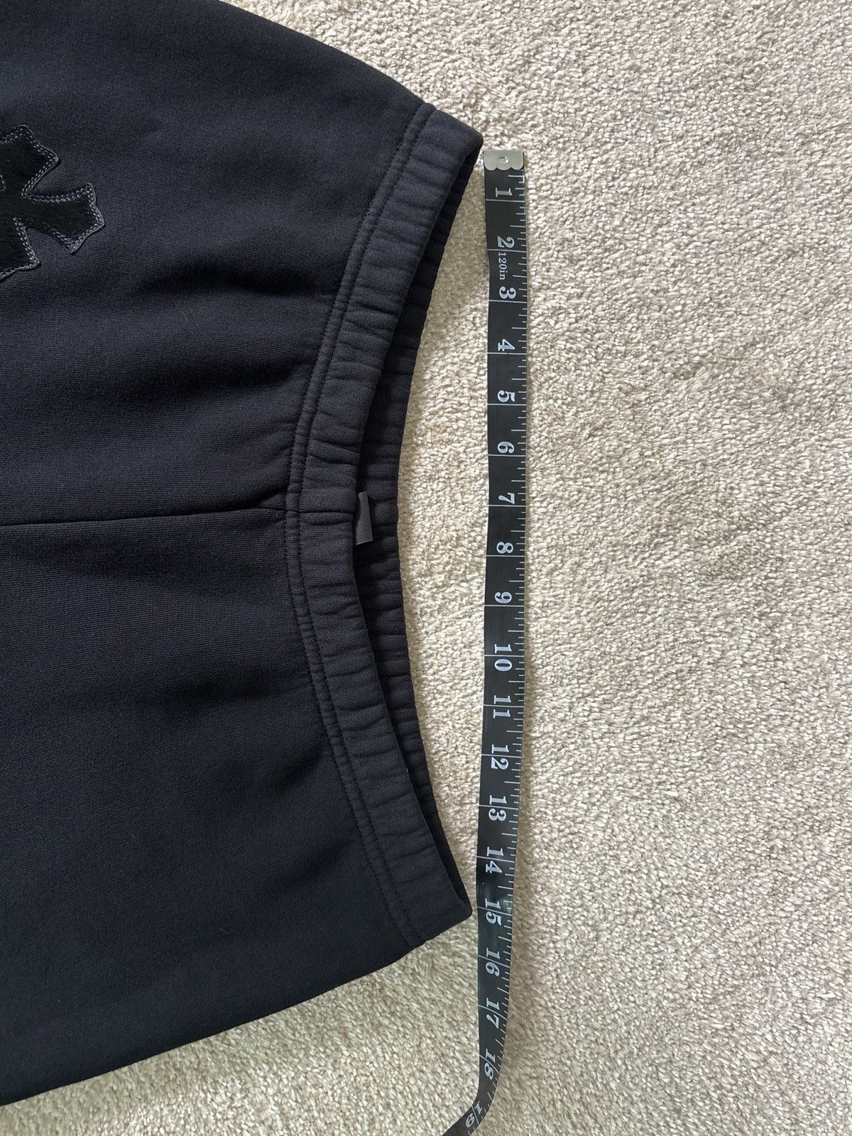 Chrome Hearts LEATHER HAIR PONY CROSS PATCH SWEATPANTS Size US 32 / EU 48 - 18 Thumbnail