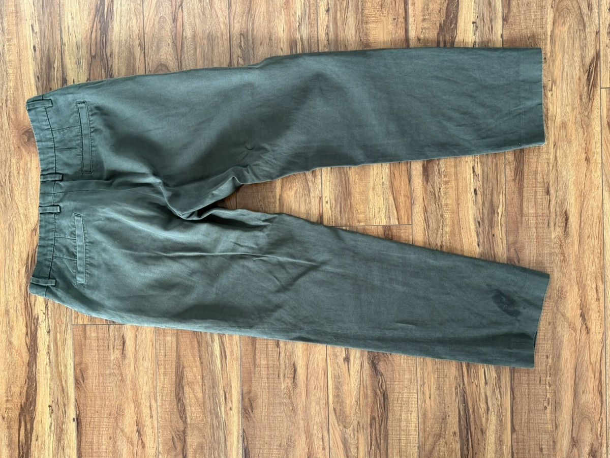 A.P.C. A.P.C. Olive Green Trousers (Size 32) Size US 32 / EU 48 - 4 Thumbnail
