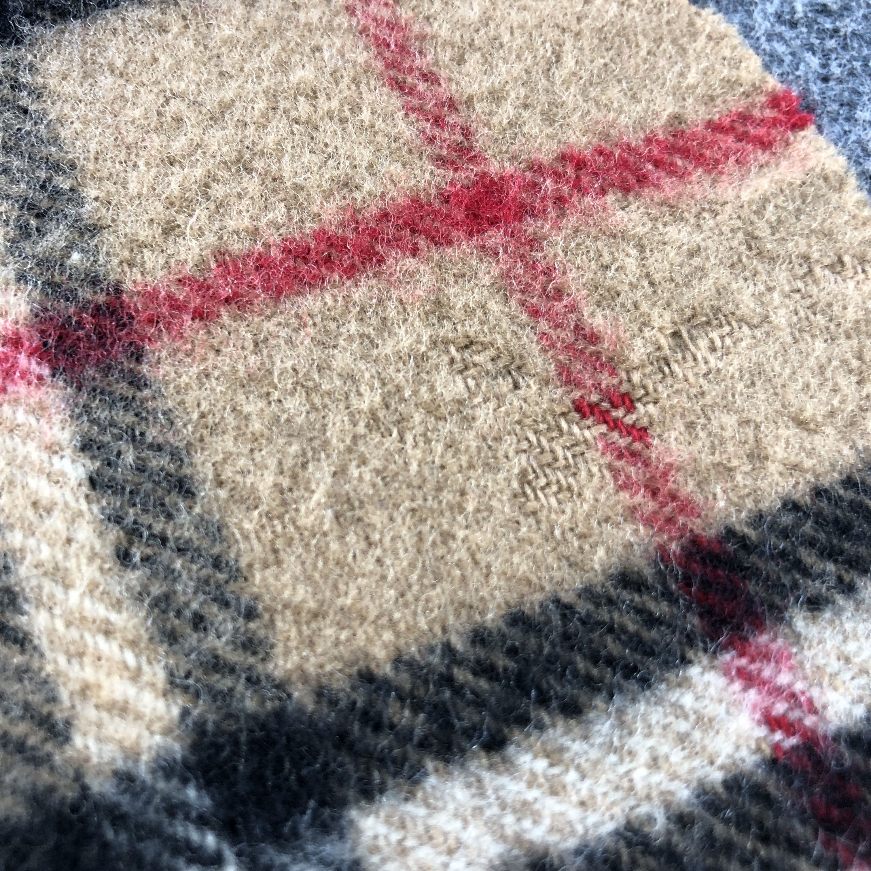 Burberry Burberry Tan Nova Check Wool Scarf Muffler V2869 Size ONE SIZE - 16 Thumbnail
