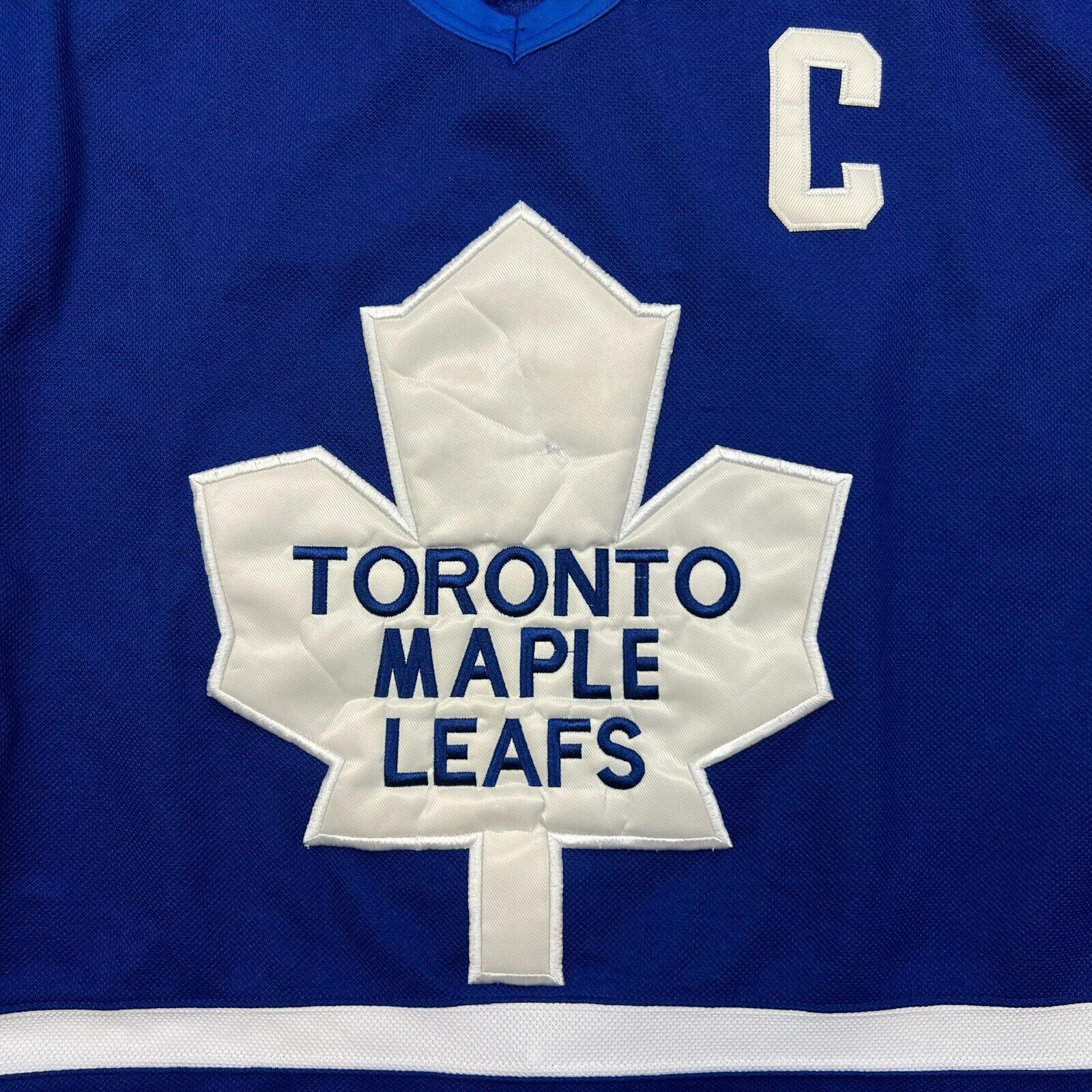 Ccm × NHL × Vintage VTG 90s CCM Wendel Clark Toronto Maple Leafs Hockey Jersey Size US M / EU 48-50 / 2 - 7 Thumbnail