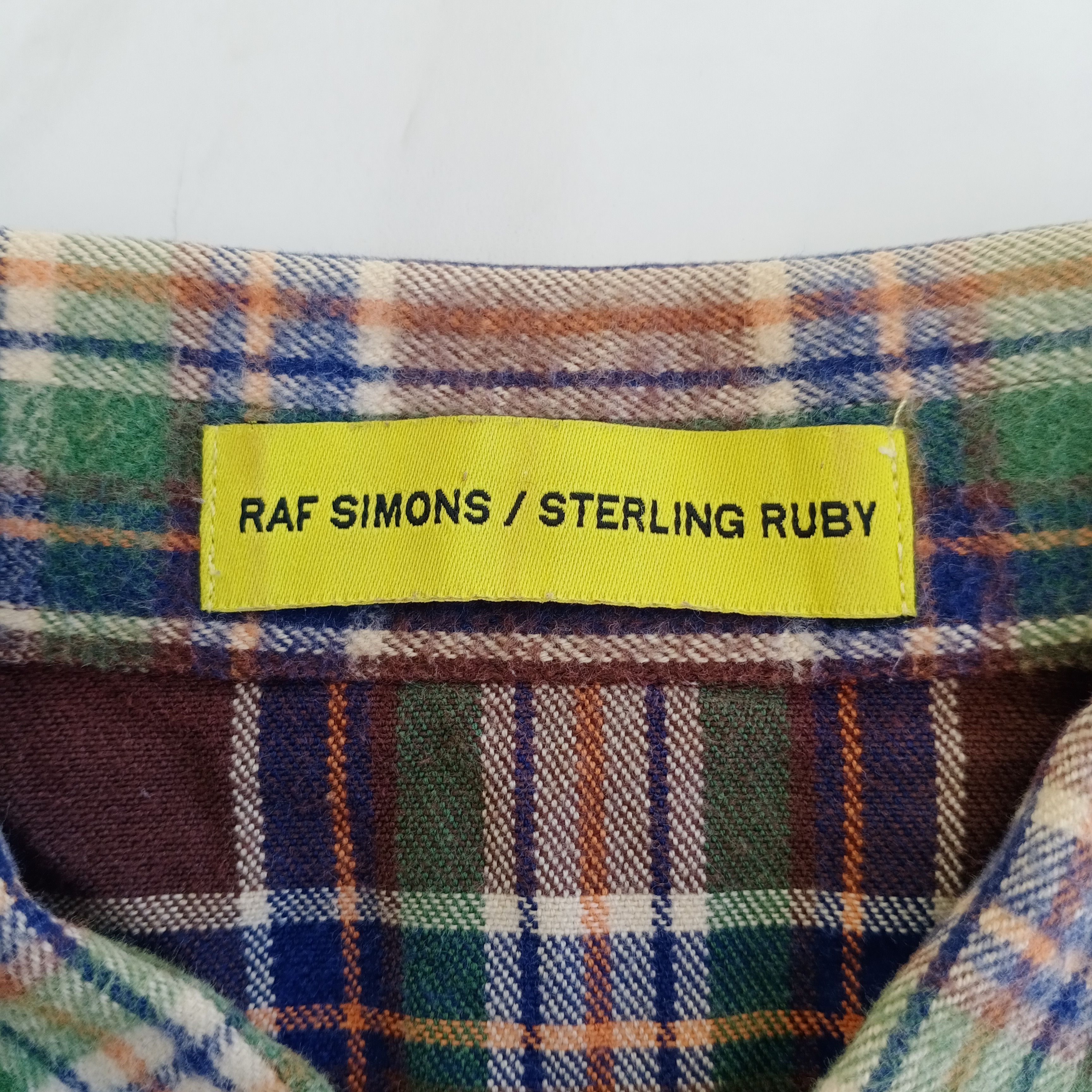 Raf Simons × Sterling Ruby Raf Simons X Sterling Ruby Check Flannel Green Brown Size US M / EU 48-50 / 2 - 3 Thumbnail
