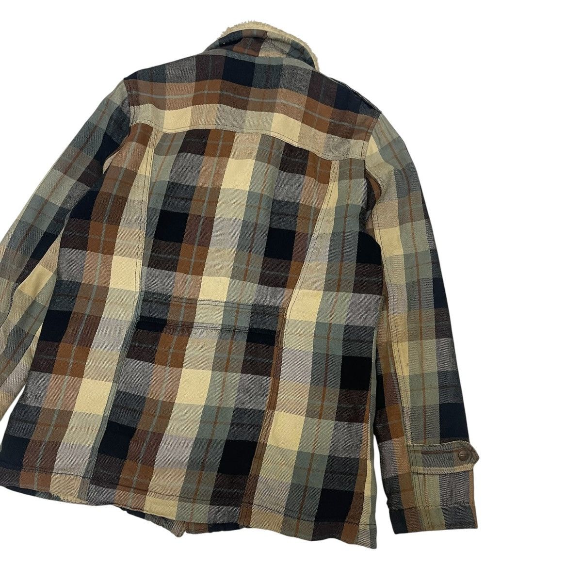 Wrangler Vintage Wrangler Plaids Shearling Button Jacket Size US L / EU 52-54 / 3 - 13 Thumbnail