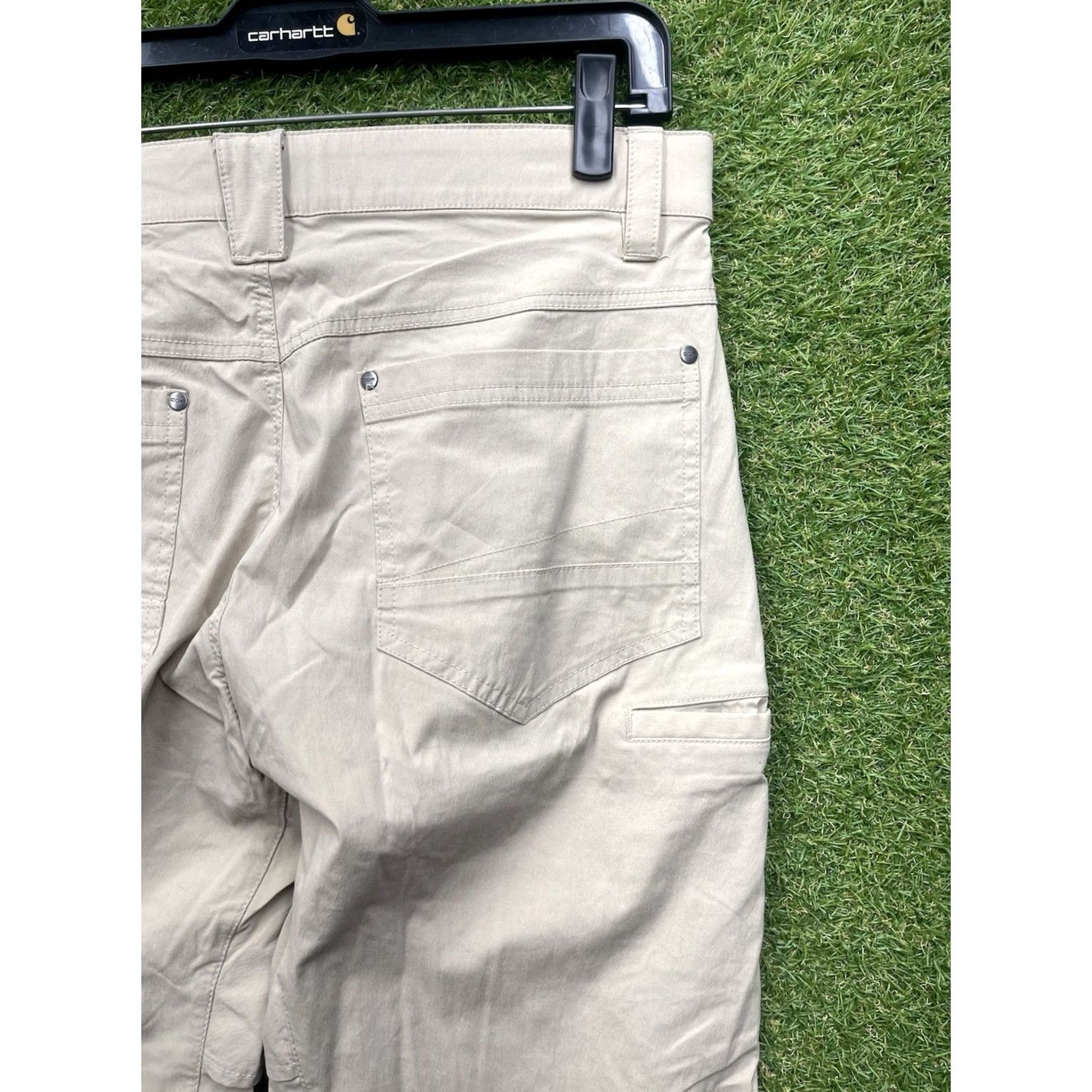Vintage CQR Pants Mens 38x32 Beige Sedona Series Outdoor Hiking Stretch Nylon TXP805 (No new info; title kept as original words) Size US 38 / EU 54 - 4 Thumbnail