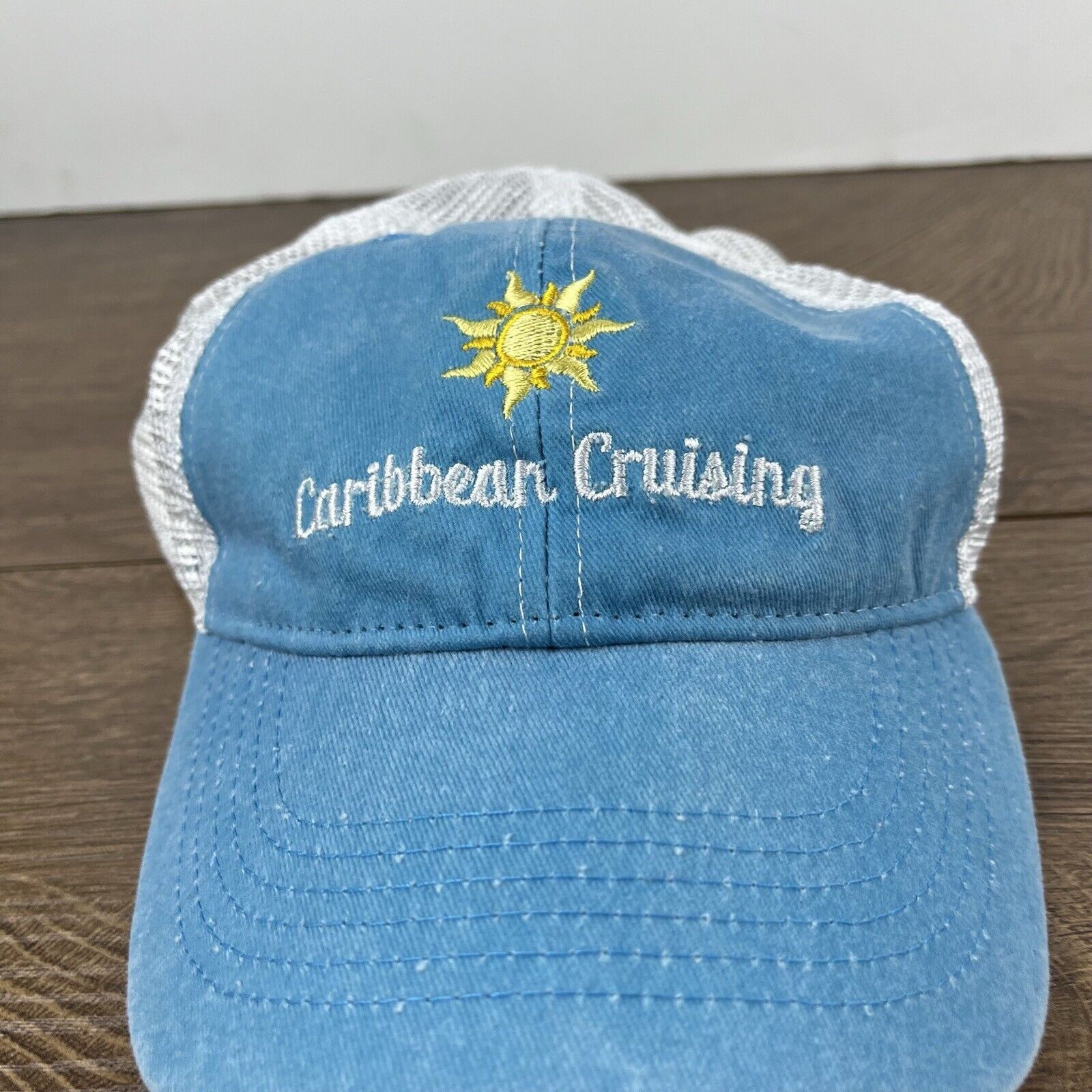 Other Caribbean Cruising Hat Snapback Hat Blue Hat Adjustable Blue Size ONE SIZE - 7 Thumbnail