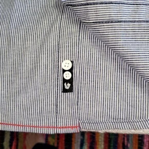 Burnside Burnside Blue Casual Button Down Long Sleeve Sz XL Shirt Size US XL / EU 56 / 4 - 7 Thumbnail