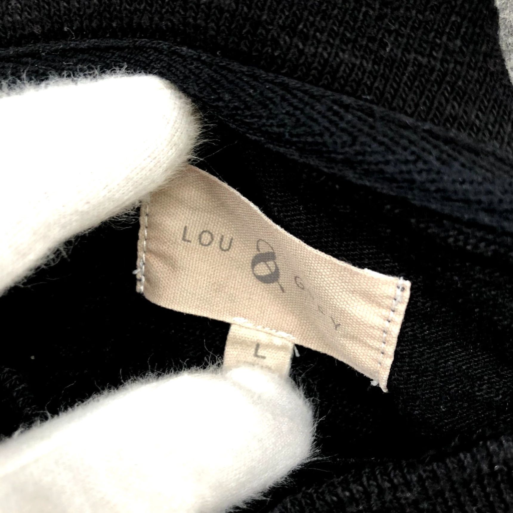 Lou & Grey Lou & Grey Cropped Tank Neck Crewneck Cotton Womens L Black Tank Top Size L / US 10 / IT 46 - 5 Thumbnail