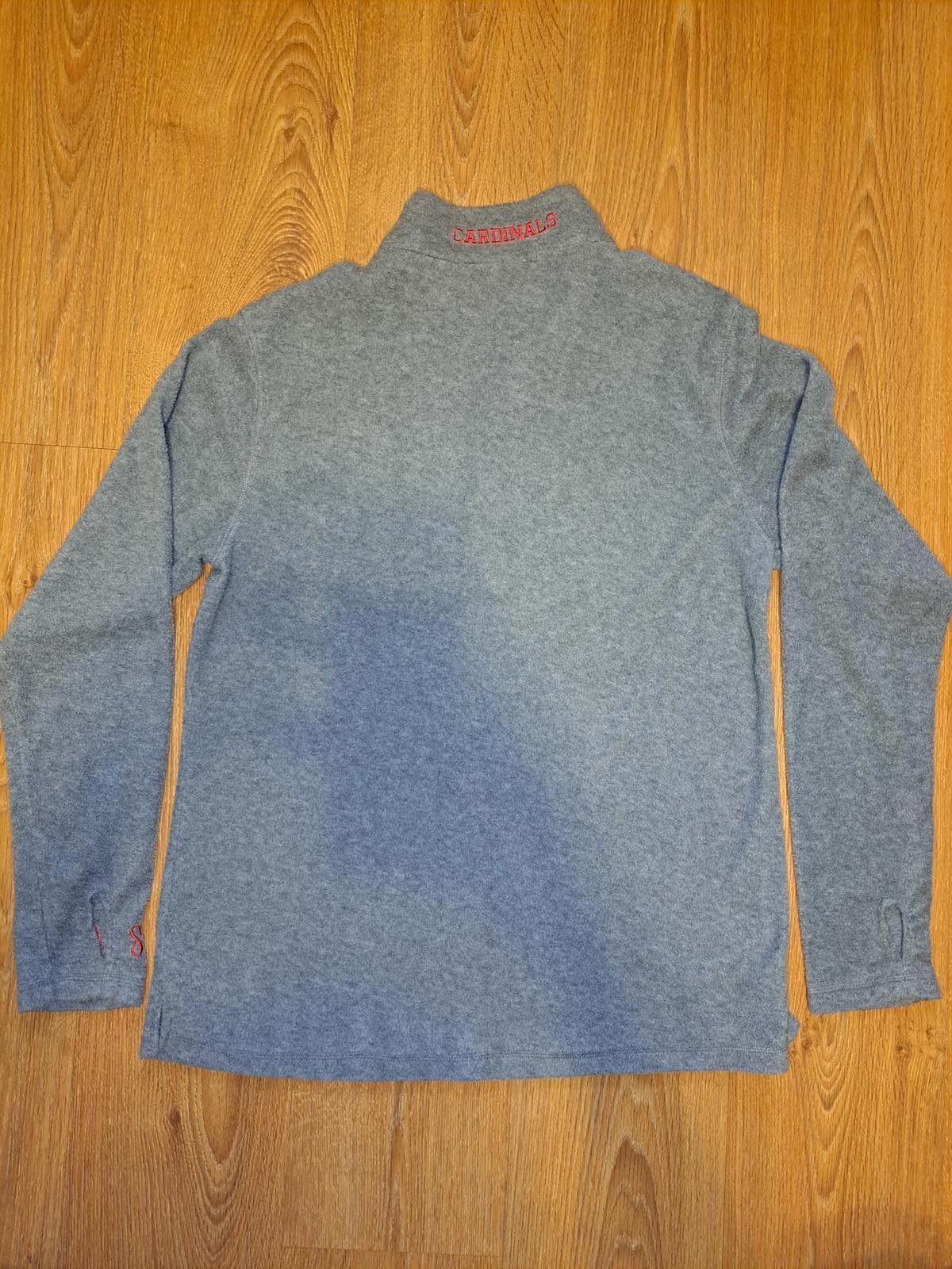 Designer St Louis Cardinals Quarter Zip Pullover Sweater XL Gray Size US XL / EU 56 / 4 - 8 Thumbnail