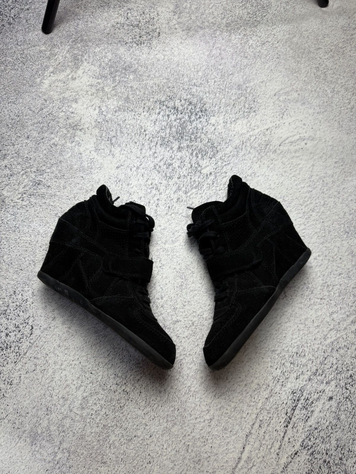 Vintage Isabel Marant Style Hi-Top Sneakers Shoes Y2K Size US 9 / IT 39 - 8 Thumbnail