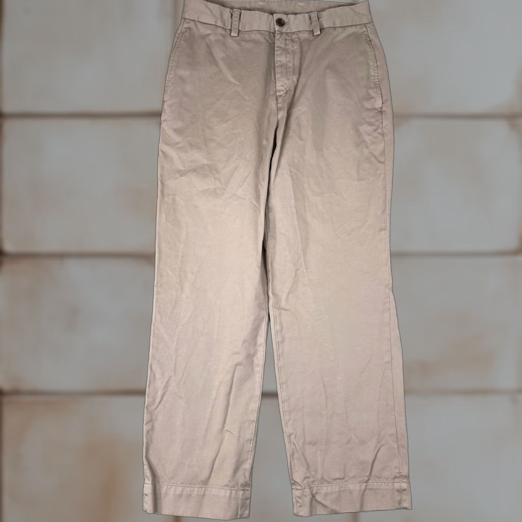 Brooks Brothers Brooks Brothers Chino Pants Mens 32x30 Khaki Cotton Twill Beige Solid Classic Fit Workwear Casual Business Pants Mens Size US 30 / EU 46 - 1 Thumbnail