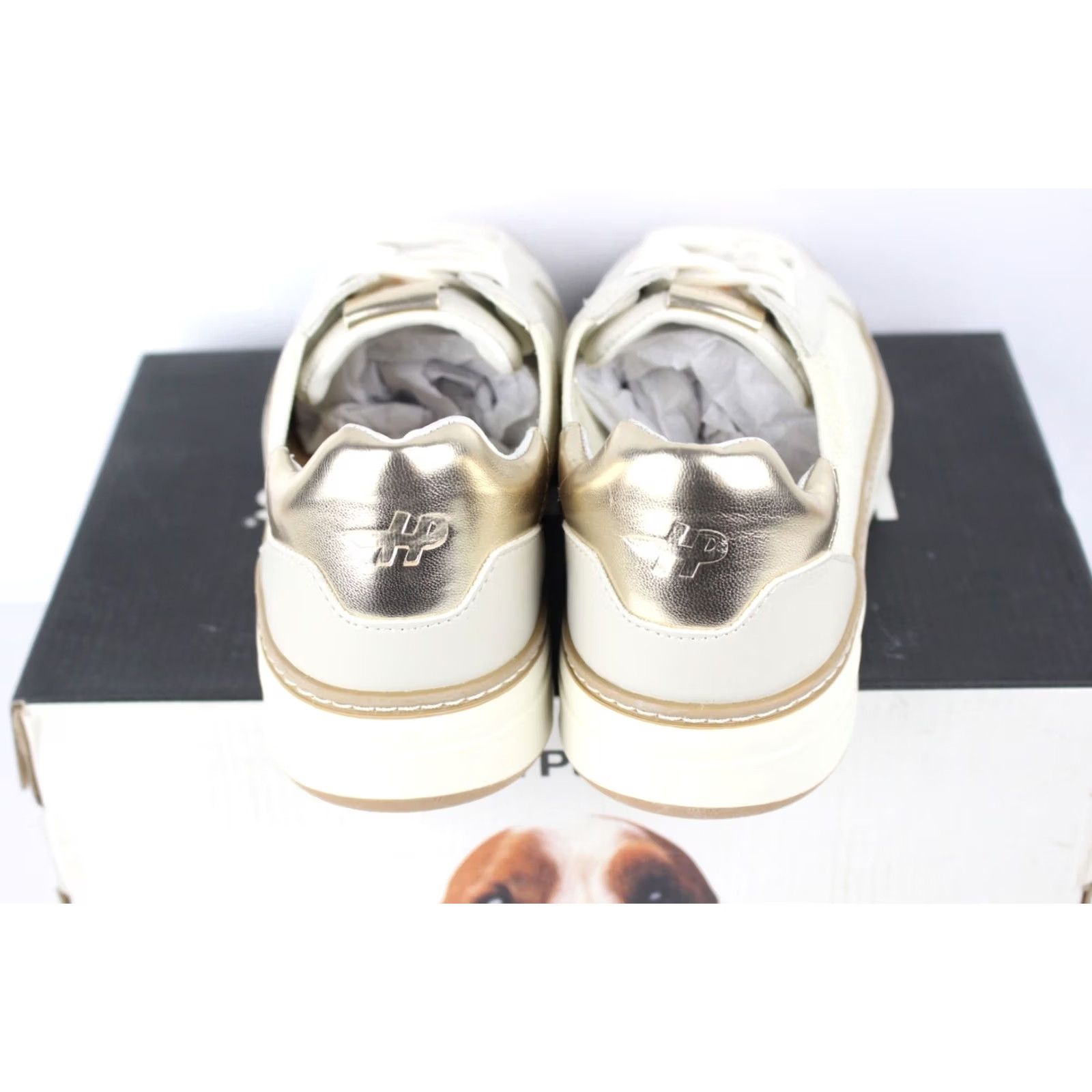 Hush Puppies Hush Puppies Cane Sneakers Women's 9M White Suede Casual Low Top - Ceiling White Cow Suede Size US 9 / IT 39 - 8 Thumbnail