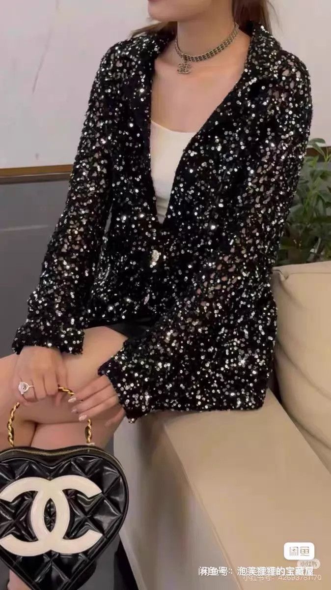 Chanel Chanel Long-sleeved cardigan with sequins coat Size XS / US 0-2 / IT 36-38 - 9 Thumbnail