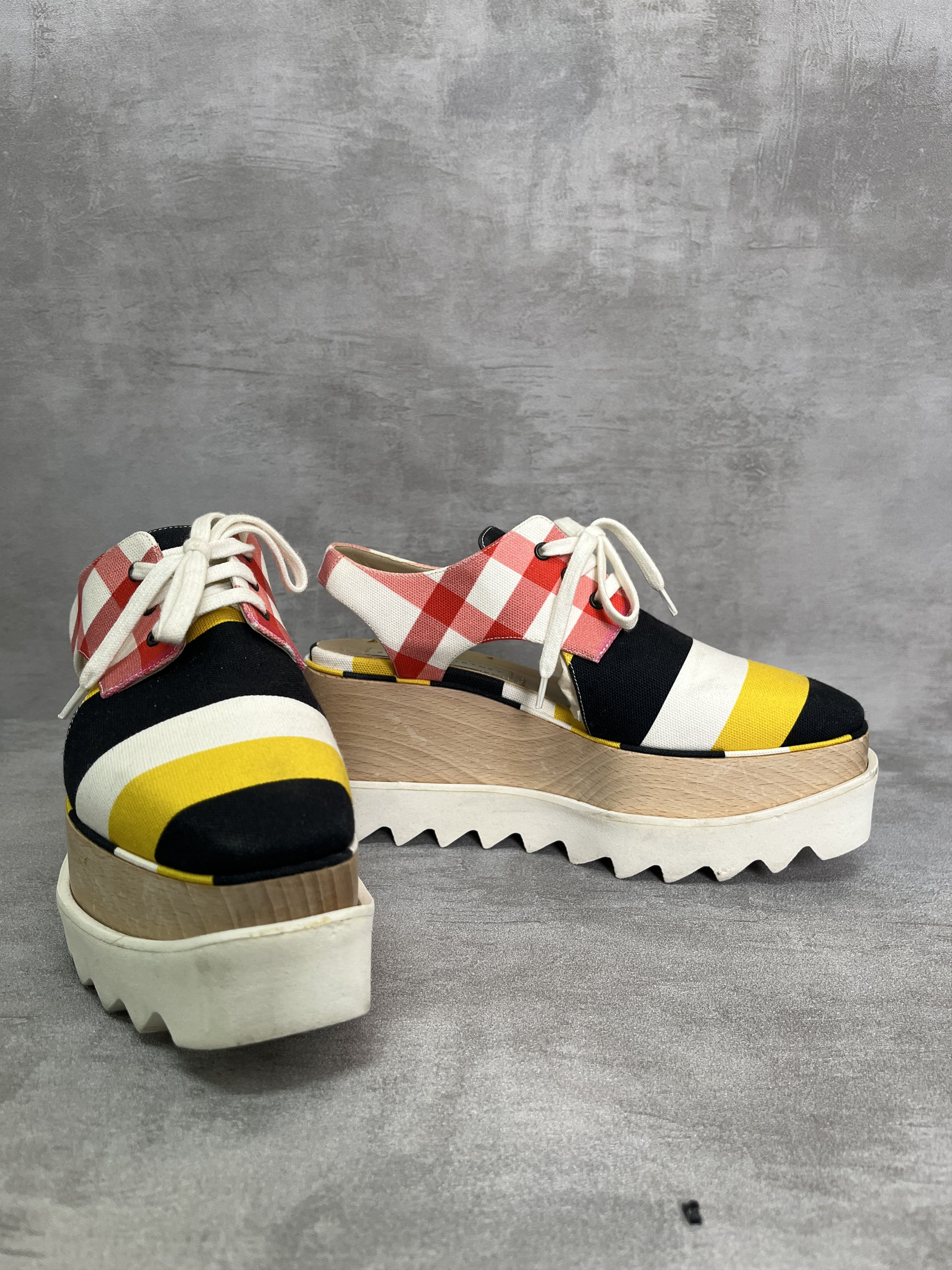 Stella McCartney Stella Mccartney Elyse Platform Slingback Shoes Size US 5 / IT 35 - 1 Thumbnail