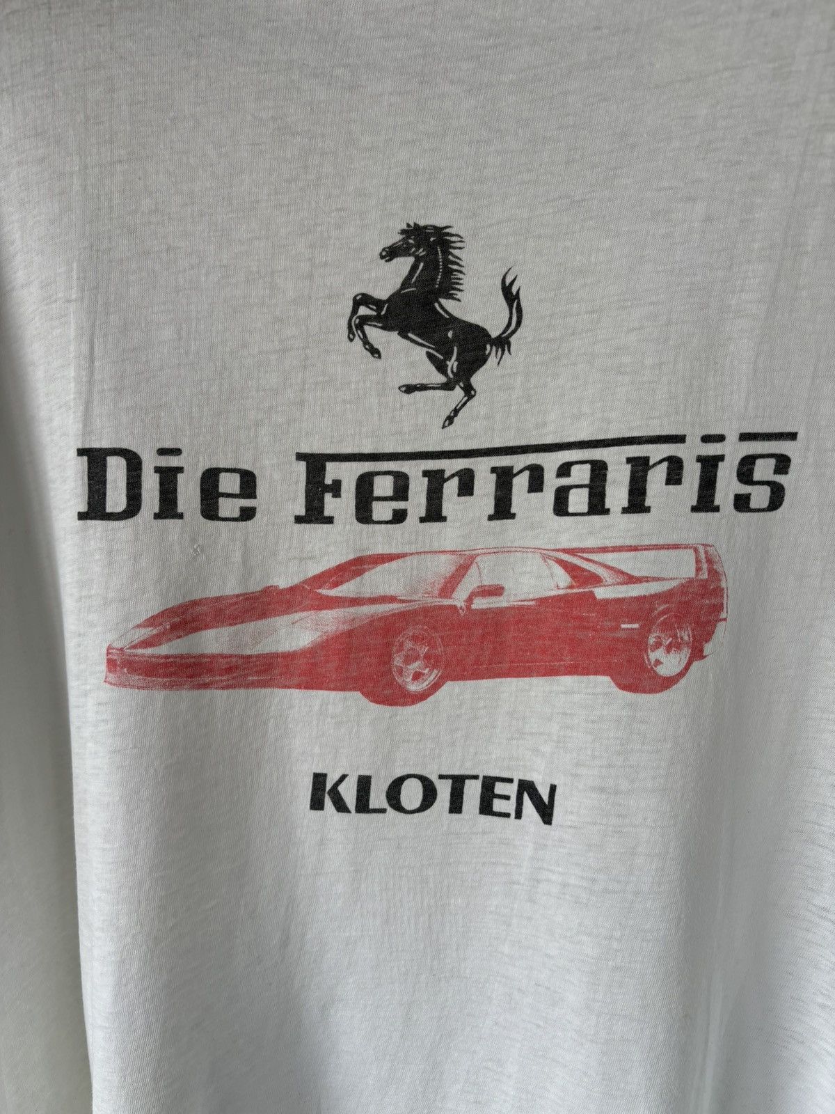 Ferrari × Vintage Vintage 80s Ferrari F40 Graphic Tee Size US XL / EU 56 / 4 - 3 Thumbnail