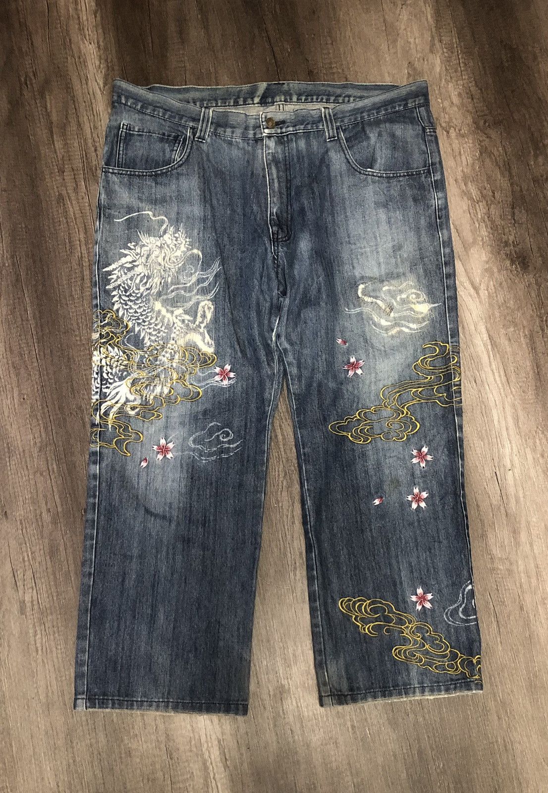 Designer × Japanese Brand VOMANIE JAPANESE JEANS SUKAJAN STYLE Size US 40 / EU 56 - 14 Thumbnail