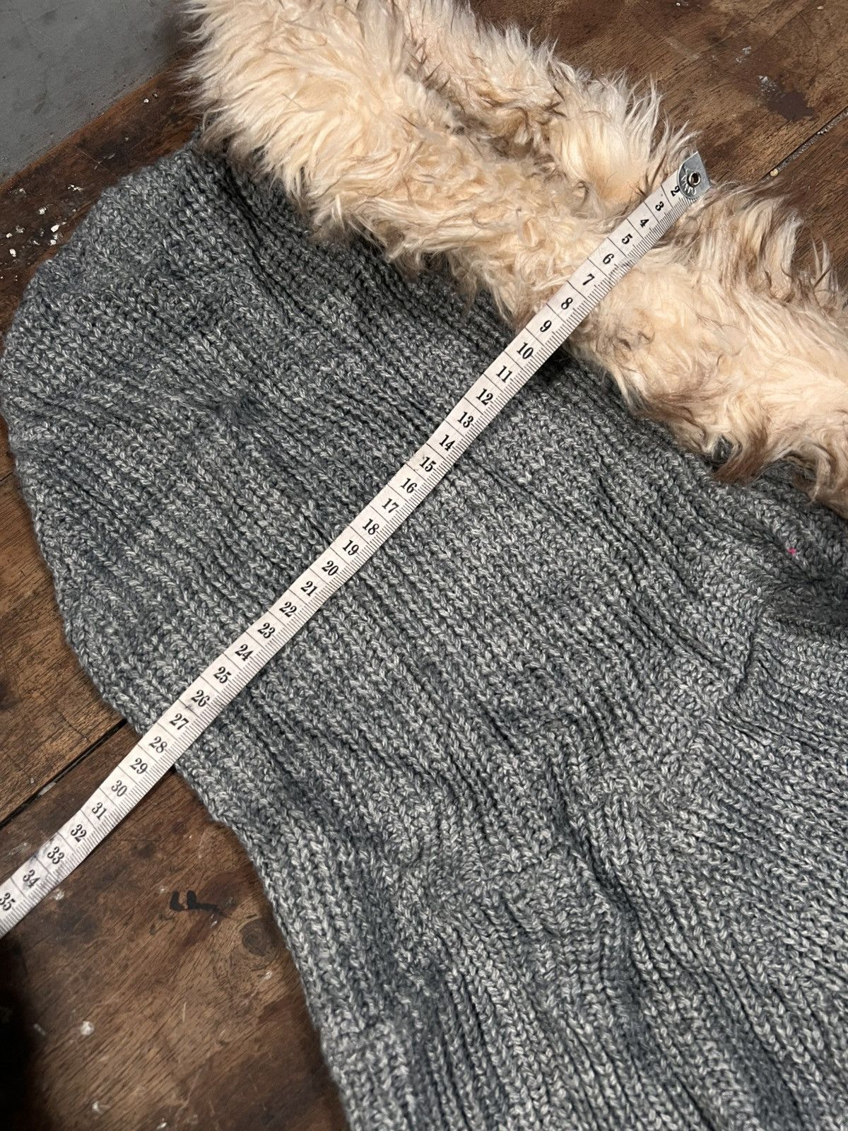 Edition Japan Peach & Cream Fur Hood Size ONE SIZE - 12 Thumbnail
