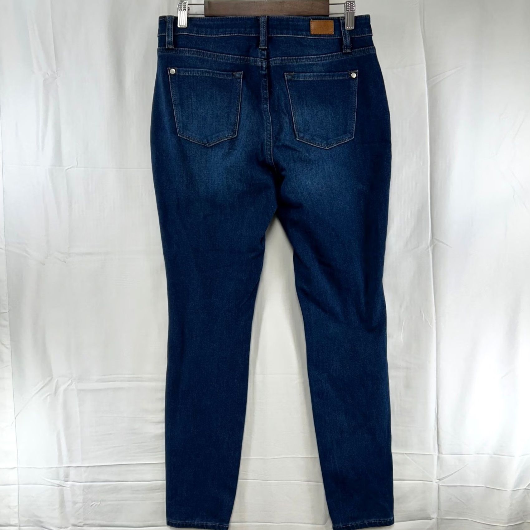 Vintage Judy Blue Skinny Jeans Womens 9 Dark Wash High Rise JB88113 5-Pocket Denim Stretch Comfort Slim Modern Size 30" / US 8 / IT 44 - 5 Thumbnail