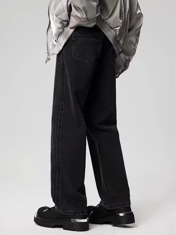 Japanese Brand Kurosawa x Asa Vintage Street Loose Casual Black Jeans Size US 30 / EU 46 - 5 Thumbnail
