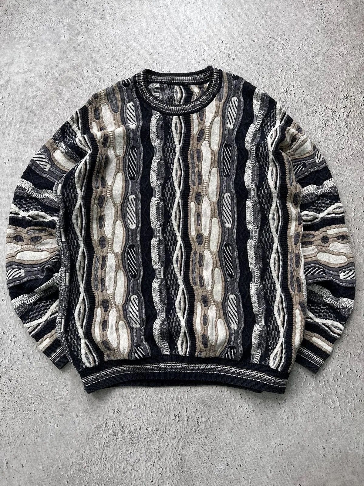 Carlo Colucci Japanese knitted Carlo colucci style multicolour style sweater Size US L / EU 52-54 / 3 - 1 Thumbnail