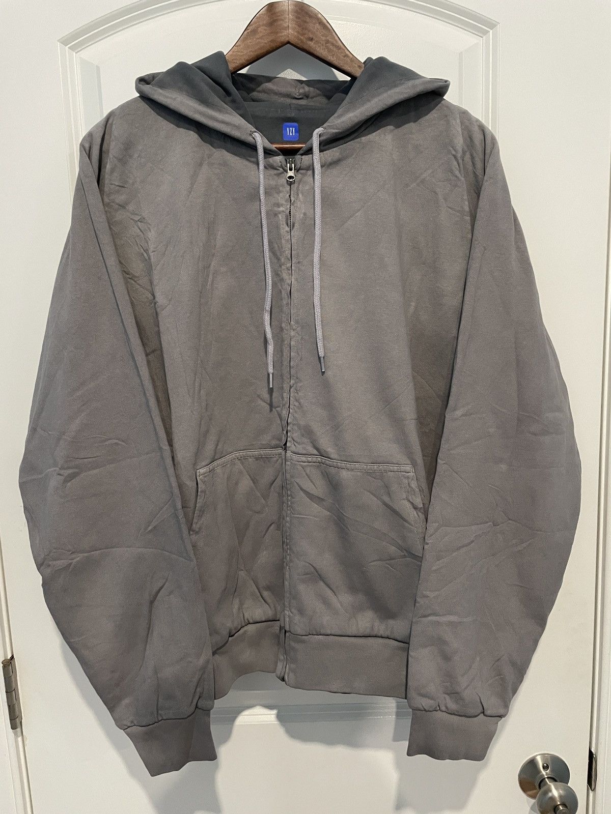 Yeezy Gap Zip Up Hoodie Poetic Grey Large