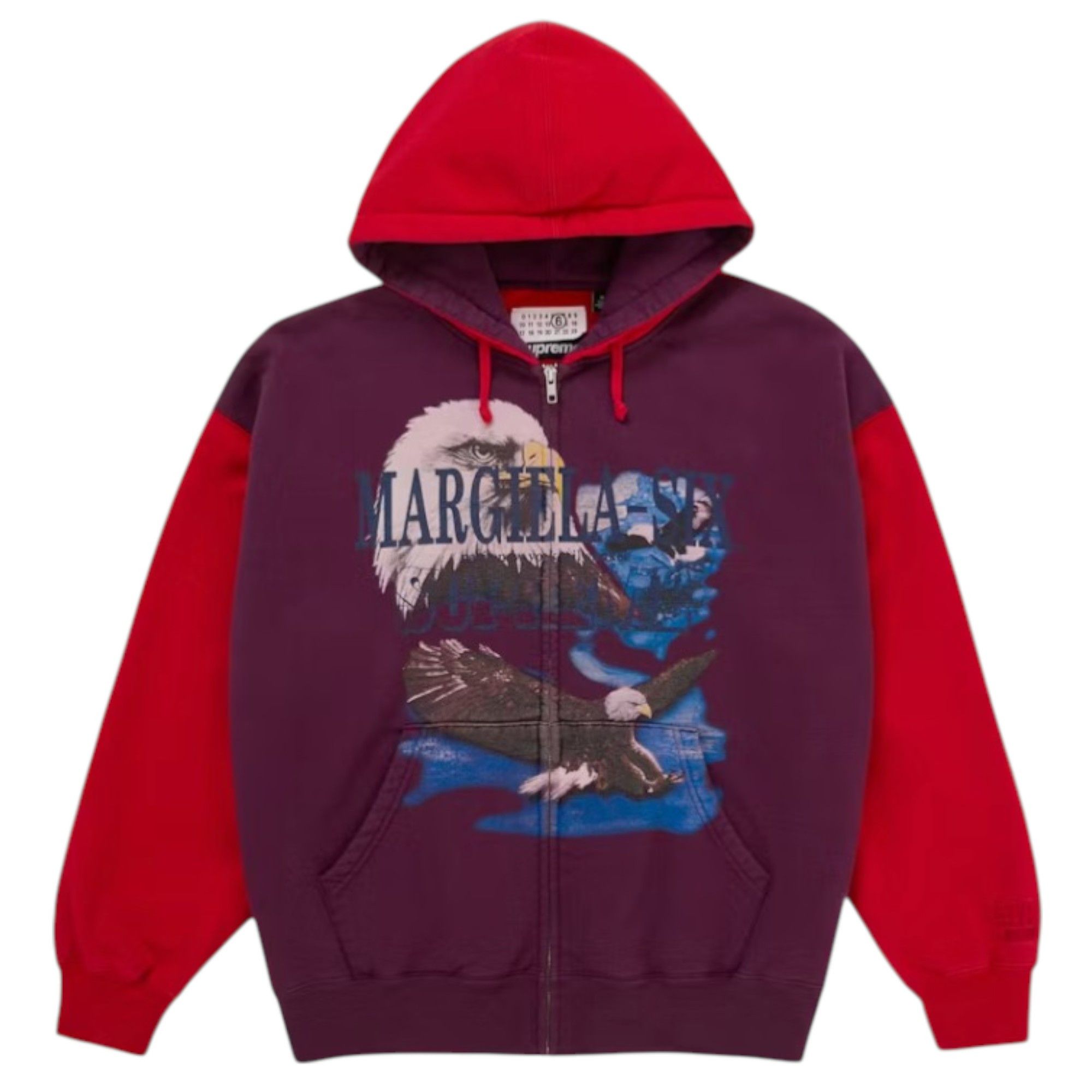 Supreme Brushed Zip Up Hooded Sweatshirt | Grailed
