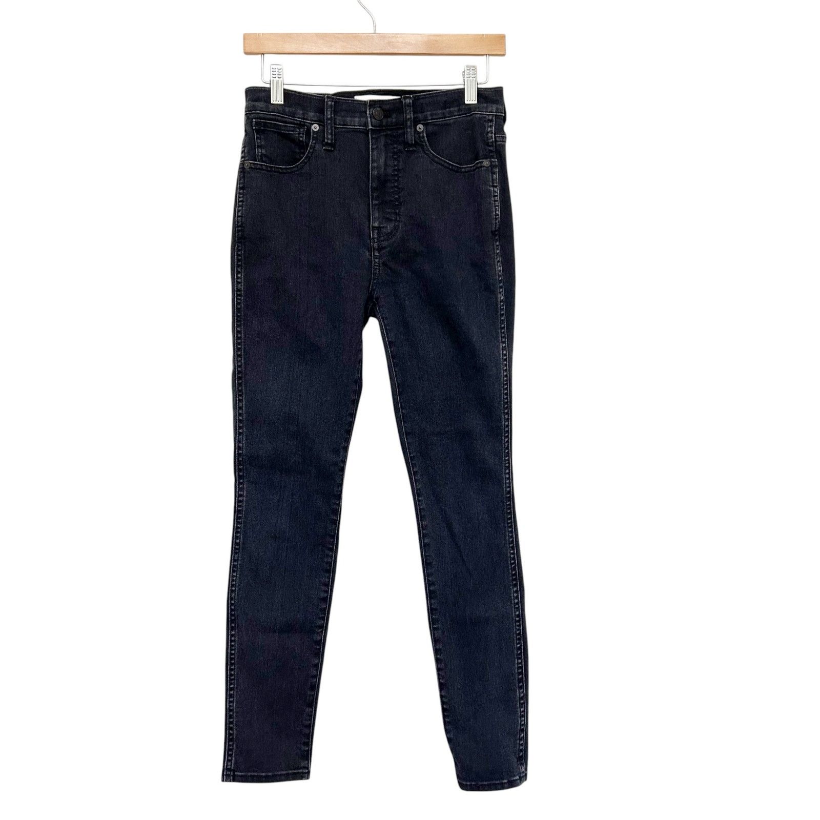 Madewell Madewell Black 10” High Rise Skinny Jeans Sz 27 Size 27" / US 4 / IT 40 - 1 Thumbnail