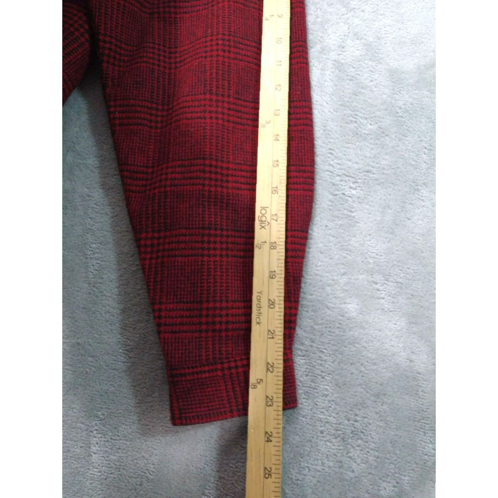 Vintage VINTAGE Woolrich Shirt Womens 16 Red Plaid Wool Long Sleeve Button Down USA Size XXL / US 16-18 / IT 52-54 - 6 Thumbnail