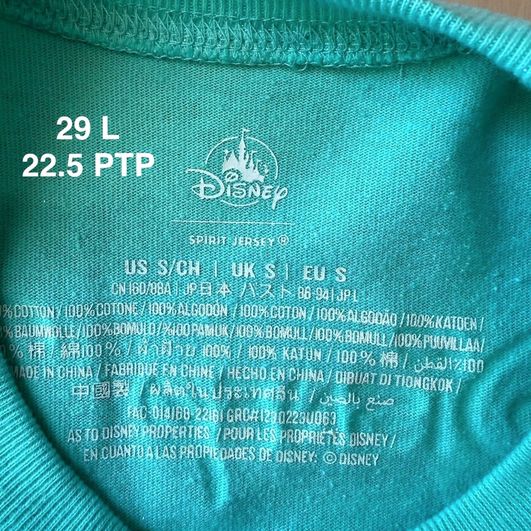 Disney Disney Parks RunDisney Passholder Spirit Jersey Shirt Small Multicolor Princess Womens Size US S / EU 44-46 / 1 - 7 Thumbnail