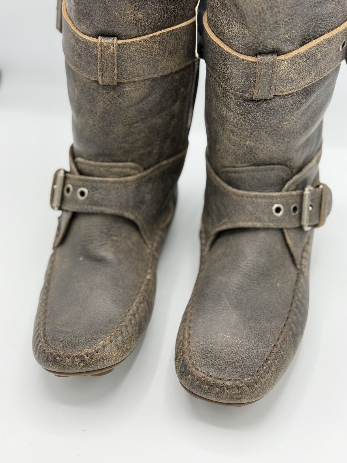 Tom Ford × Yves Saint Laurent Yves Saint Laurent Side Zip Boots Leather Size US 7.5 / EU 40-41 - 3 Thumbnail
