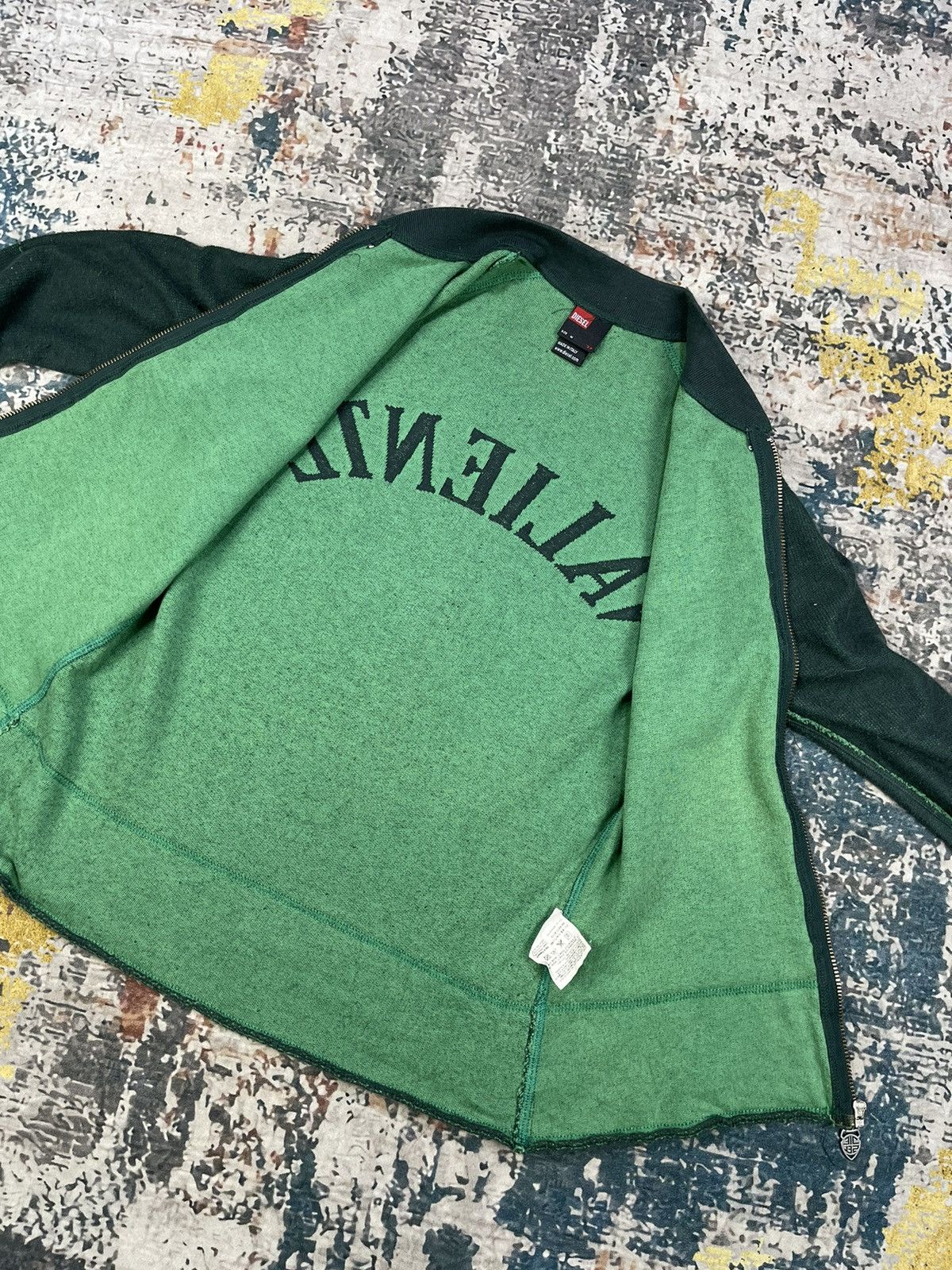 Diesel Diesel Valiente Back Hit Zipper Sweater Size S / US 4 / IT 40 - 8 Thumbnail